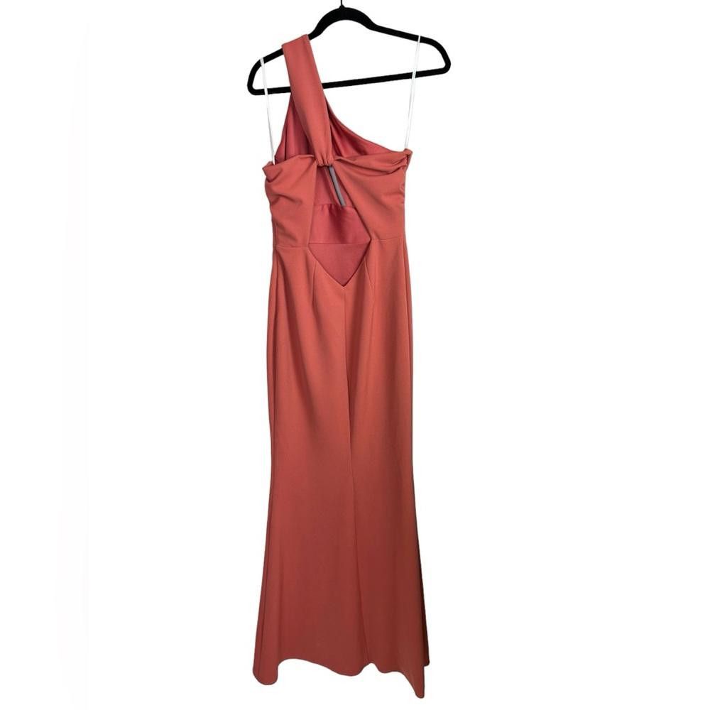 Designer Katie May I Edgy One-Shoulder Maxi Dress Gown Medium Size M / US 6-8 / IT 42-44 - 3 Thumbnail