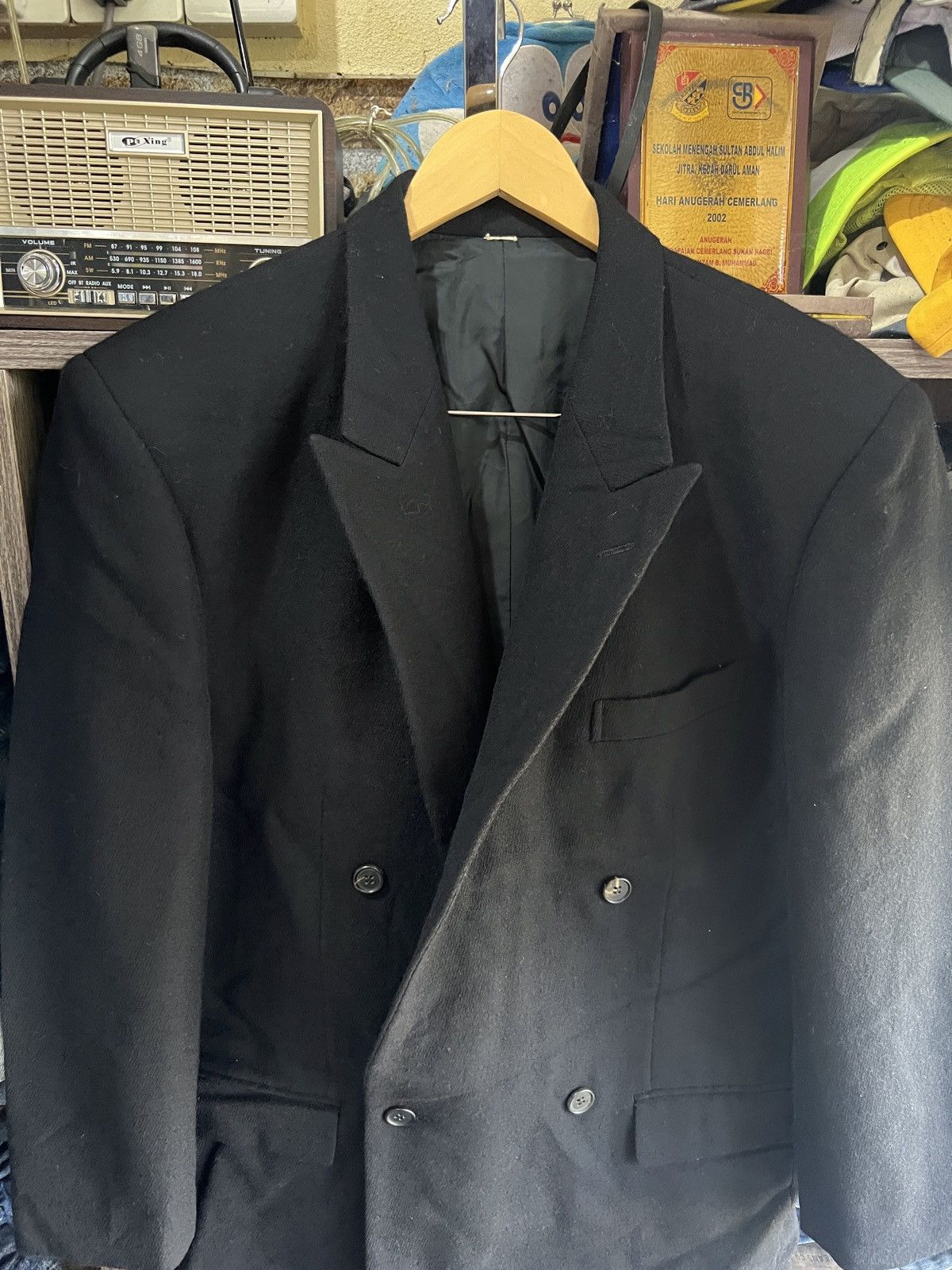 Issey Miyake 🔥Issey Miyake Men Blazer Size 44S - 4 Thumbnail