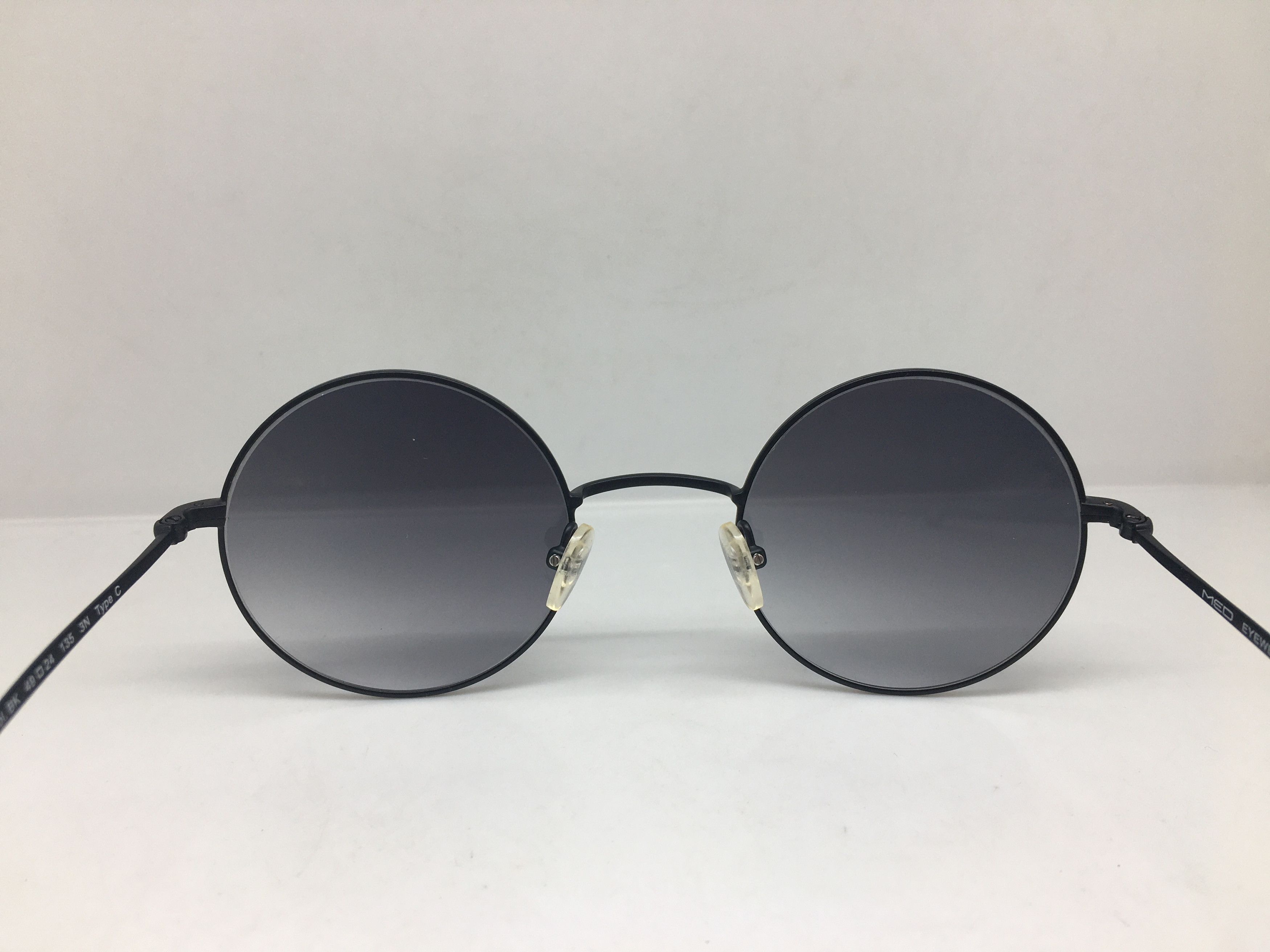 Other MED Eyewear Black Round Sunglasses Frame Ivy Size ONE SIZE - 7 Thumbnail