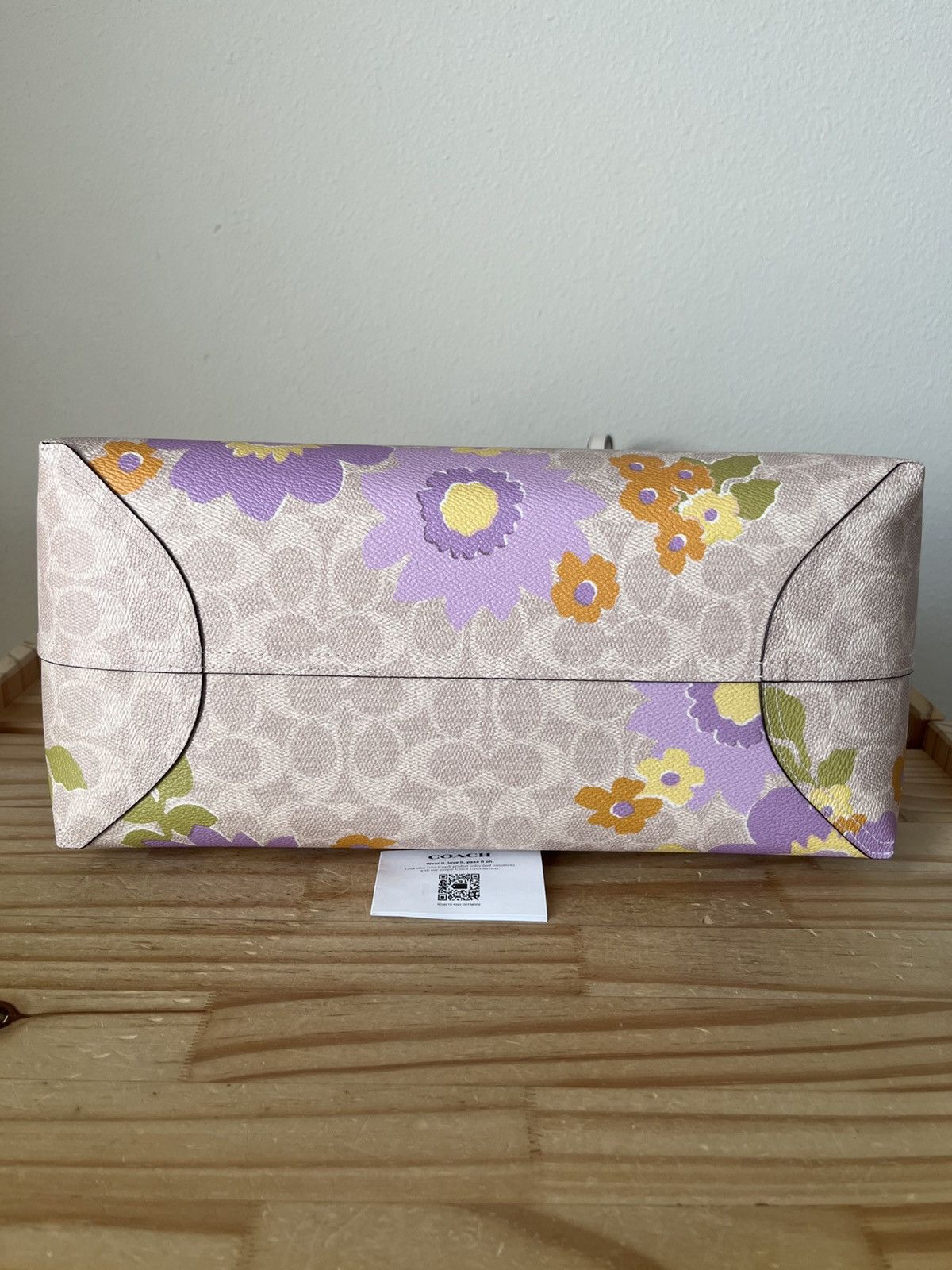 Coach Coach City Tote In Signature Floral Size ONE SIZE - 7 Thumbnail