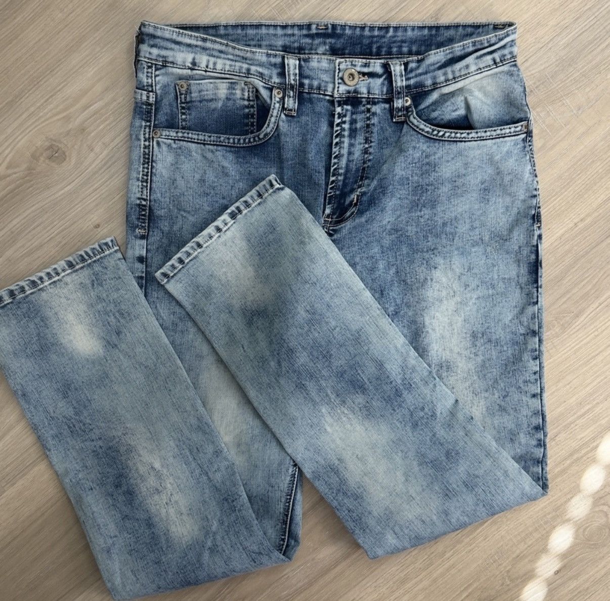 Buffalo David Bitton Buffalo David Bitton Slim Straight Denim Jeans Size US 32 / EU 48 - 2 Thumbnail