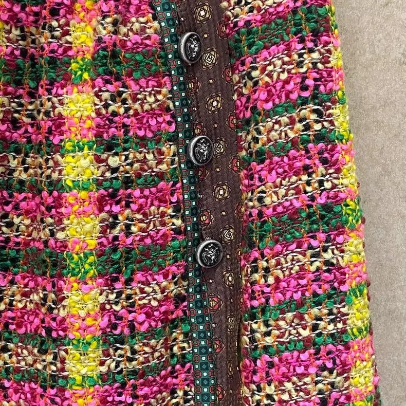 Gucci Gucci Colorful striped tweed half-length skirt 2504-Nextarr Size 25" / US 0 / IT 36 - 4 Thumbnail