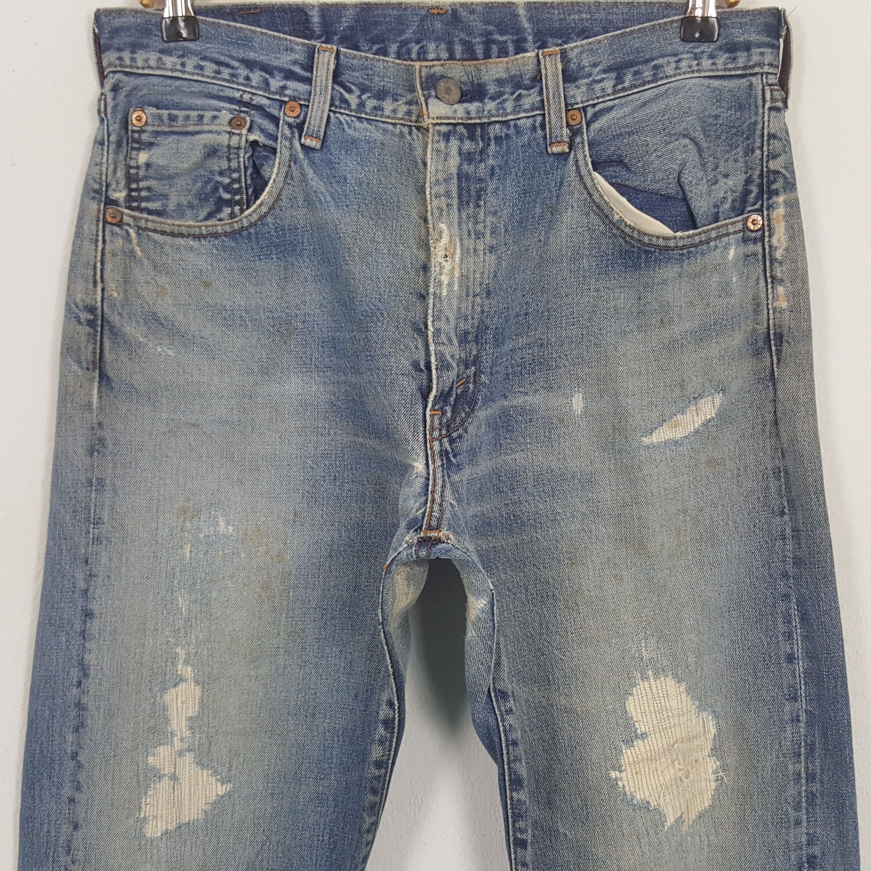 Levi's × Vintage Vintage Levi's 501 Selvedge Denim Jeans Size US 31 - 2 Thumbnail