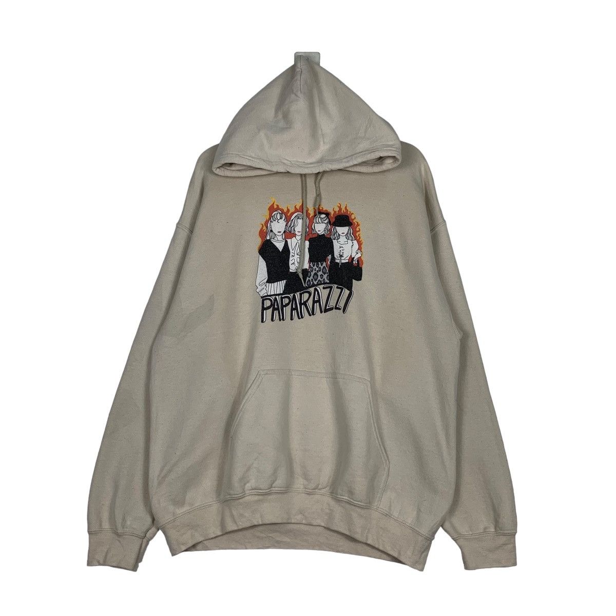 Gildan PAPARAZZI Big Logo Pullover Hoodies Sweatshirt #0746-C34 Size US L / EU 52-54 / 3 - 2 Thumbnail