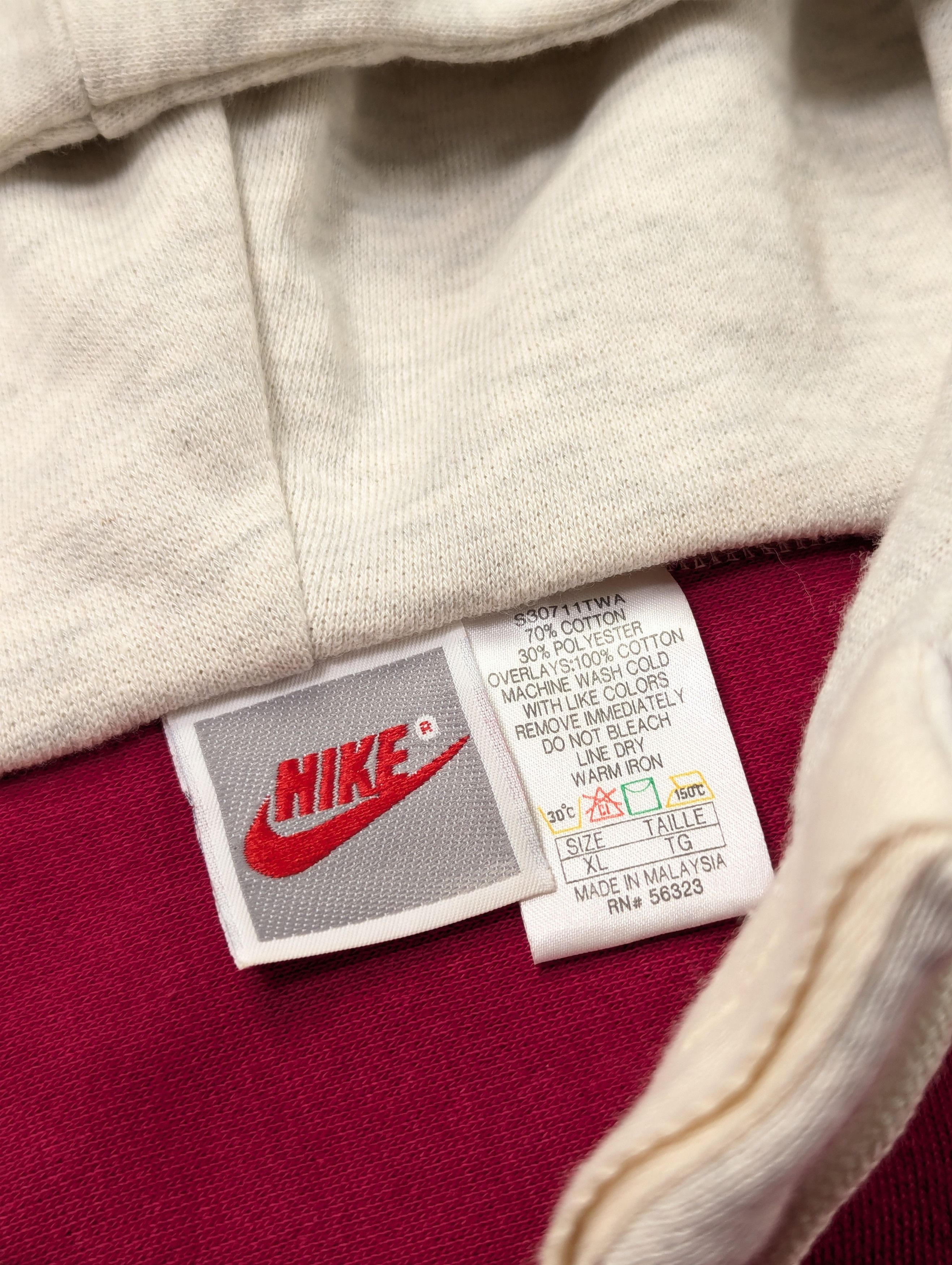 Nike Nike vintage 1980 big logo spell out hoodie size XL Size US XL / EU 56 / 4 - 13 Thumbnail