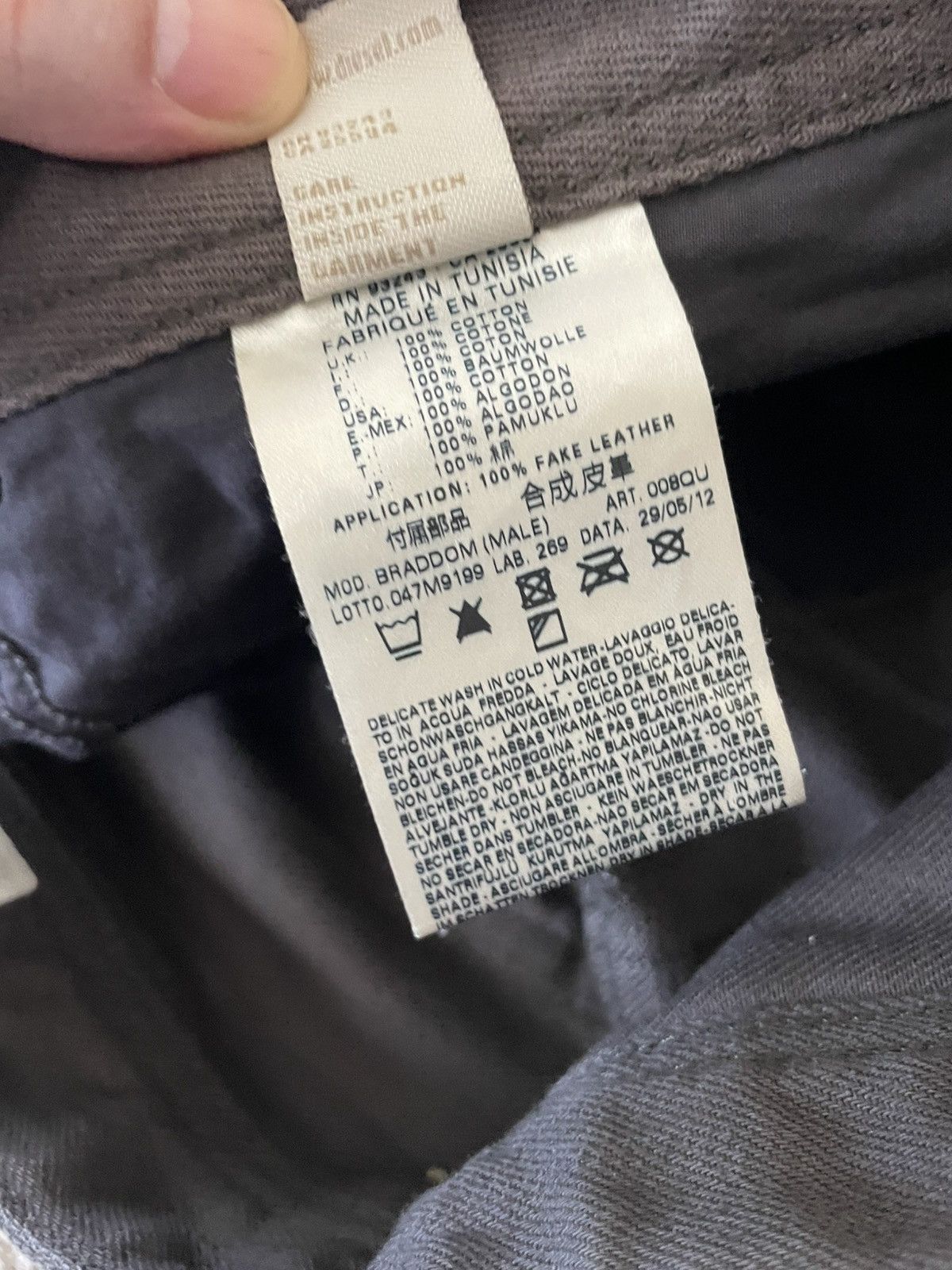 Diesel Braddom Reg Slim Carrot jeans Size US 33 - 11 Thumbnail