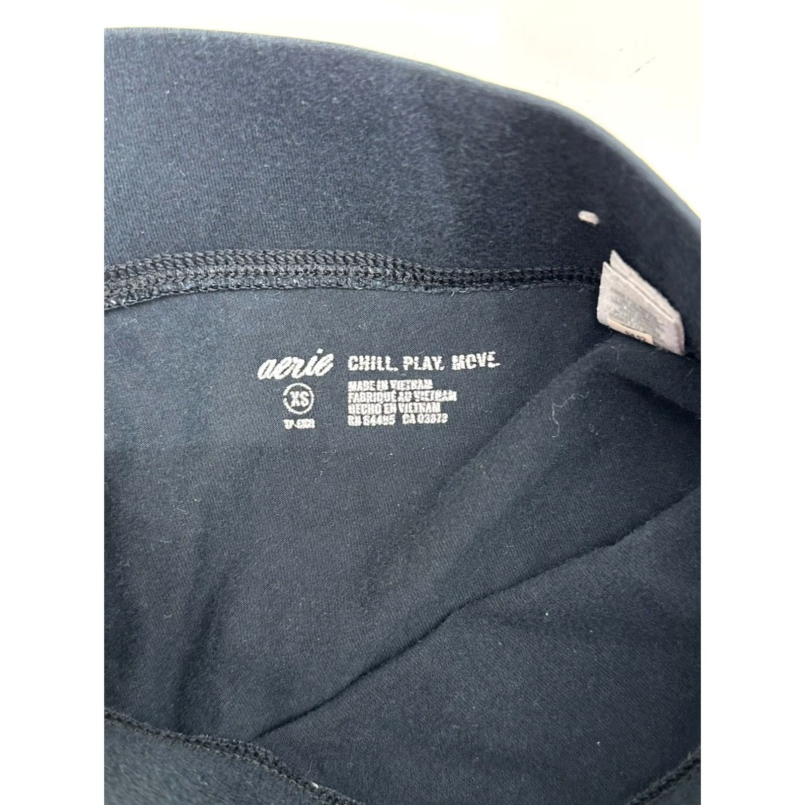 Vintage Aerie Womens Leggings XS Black Chill Plat Move Size 26" / US 2 / IT 38 - 3 Thumbnail