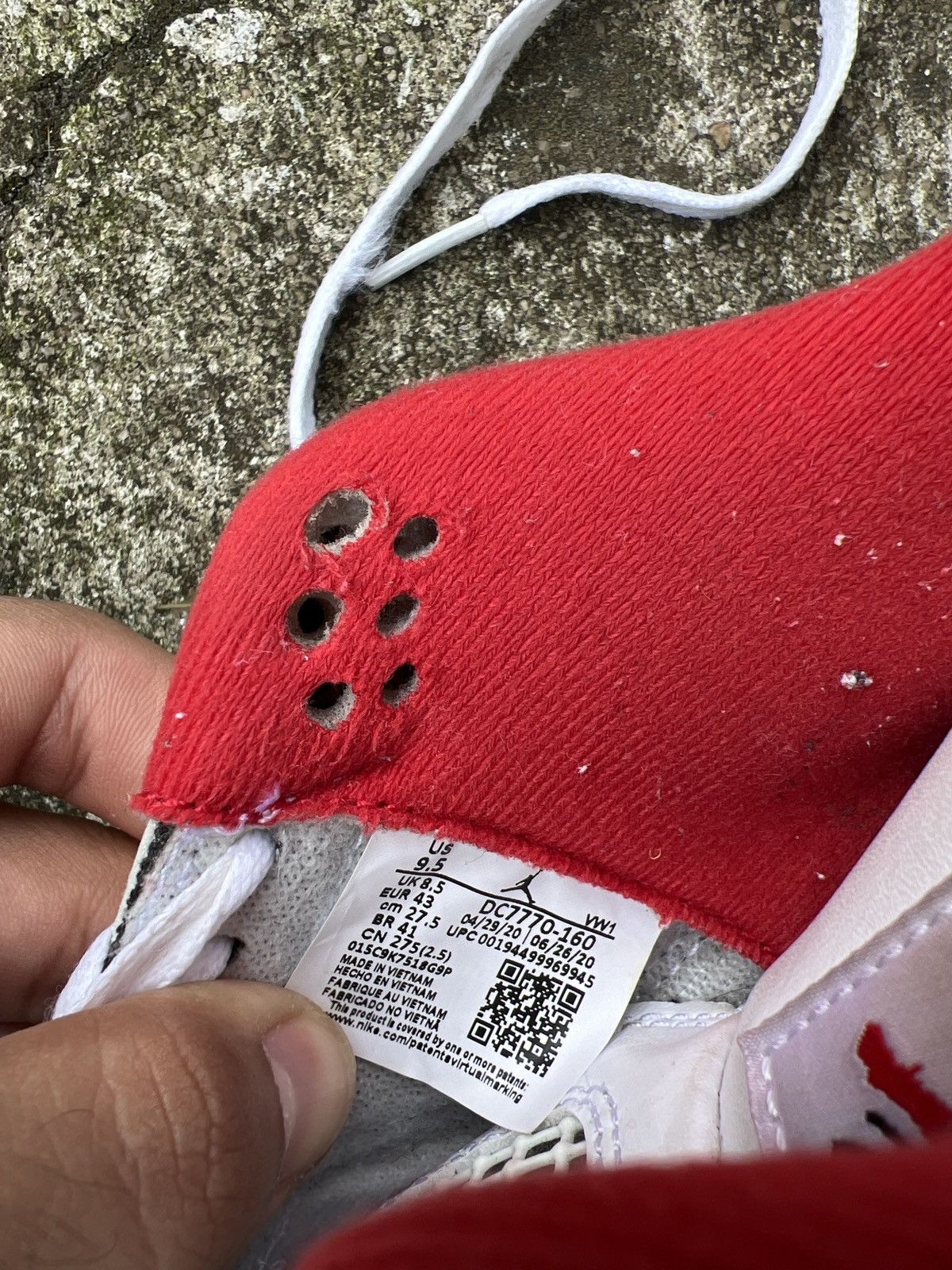 Jordan Brand × Nike Jordan Retro 4 Fire Red Size US 9.5 / EU 42-43 - 7 Thumbnail