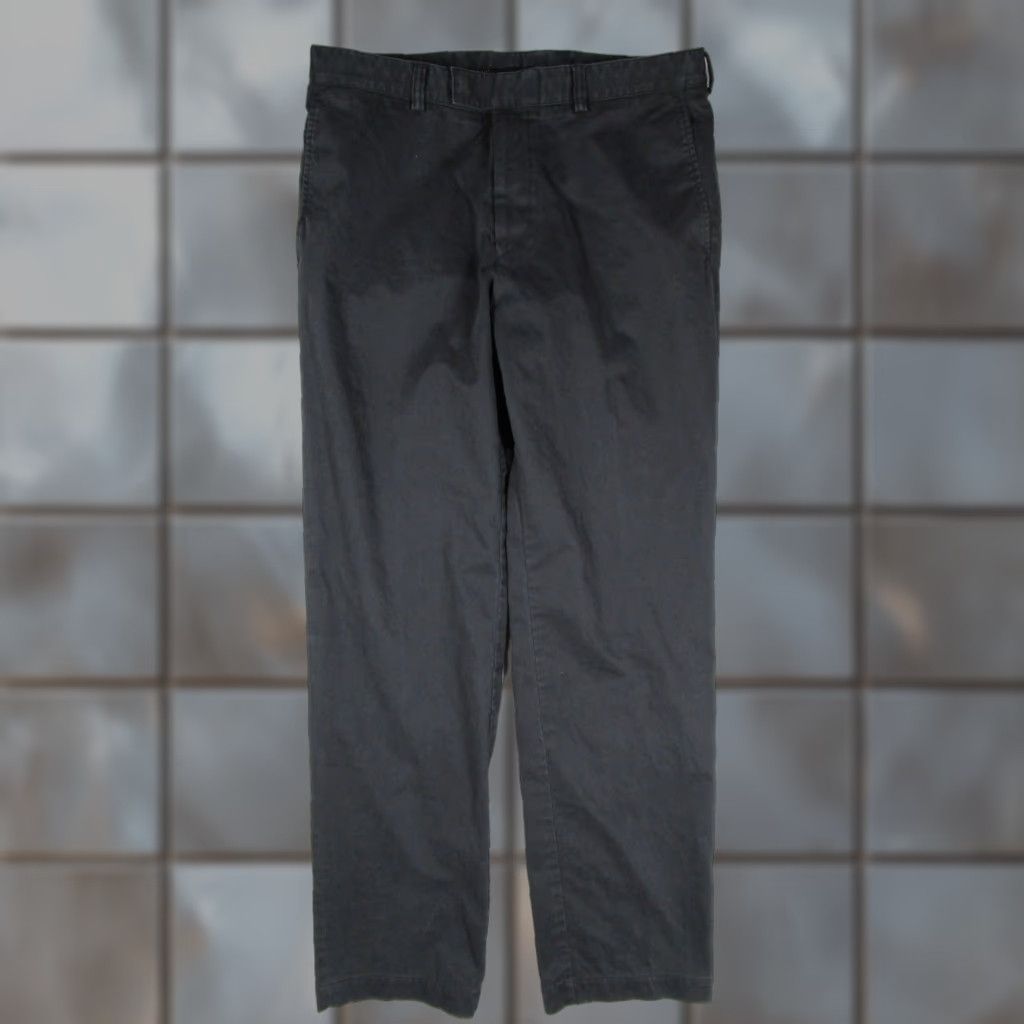 Hugo Boss Hugo Boss Pants Mens 36 Black Chuck Twill Chino Straight Leg 5-Pocket Flat Front Classic Retro 90s Logo Size US 36 / EU 52 - 1 Thumbnail