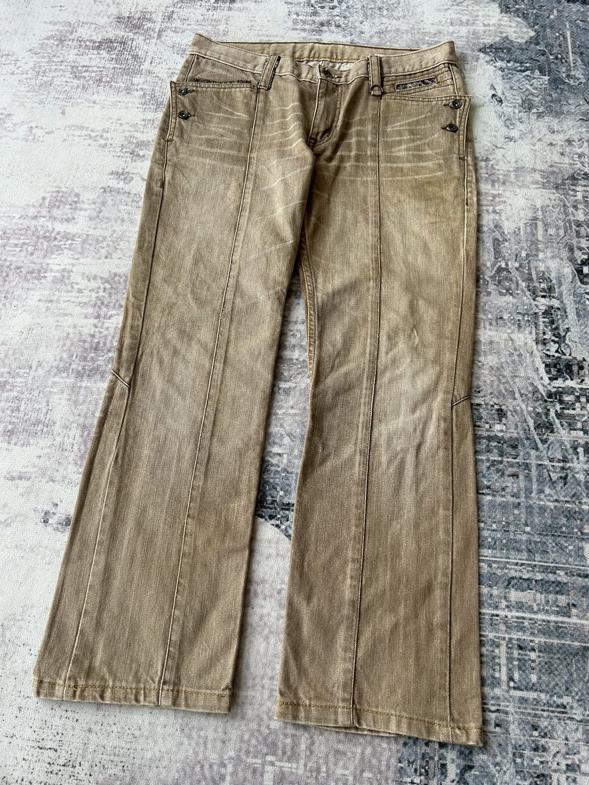 14th Addiction Snake Punk Semantic Design Pants Size US 31 - 2 Thumbnail
