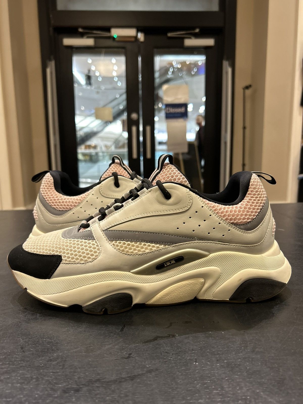 Dior Dior B22 - White/Pink Size US 13 / EU 46 - 1 Thumbnail