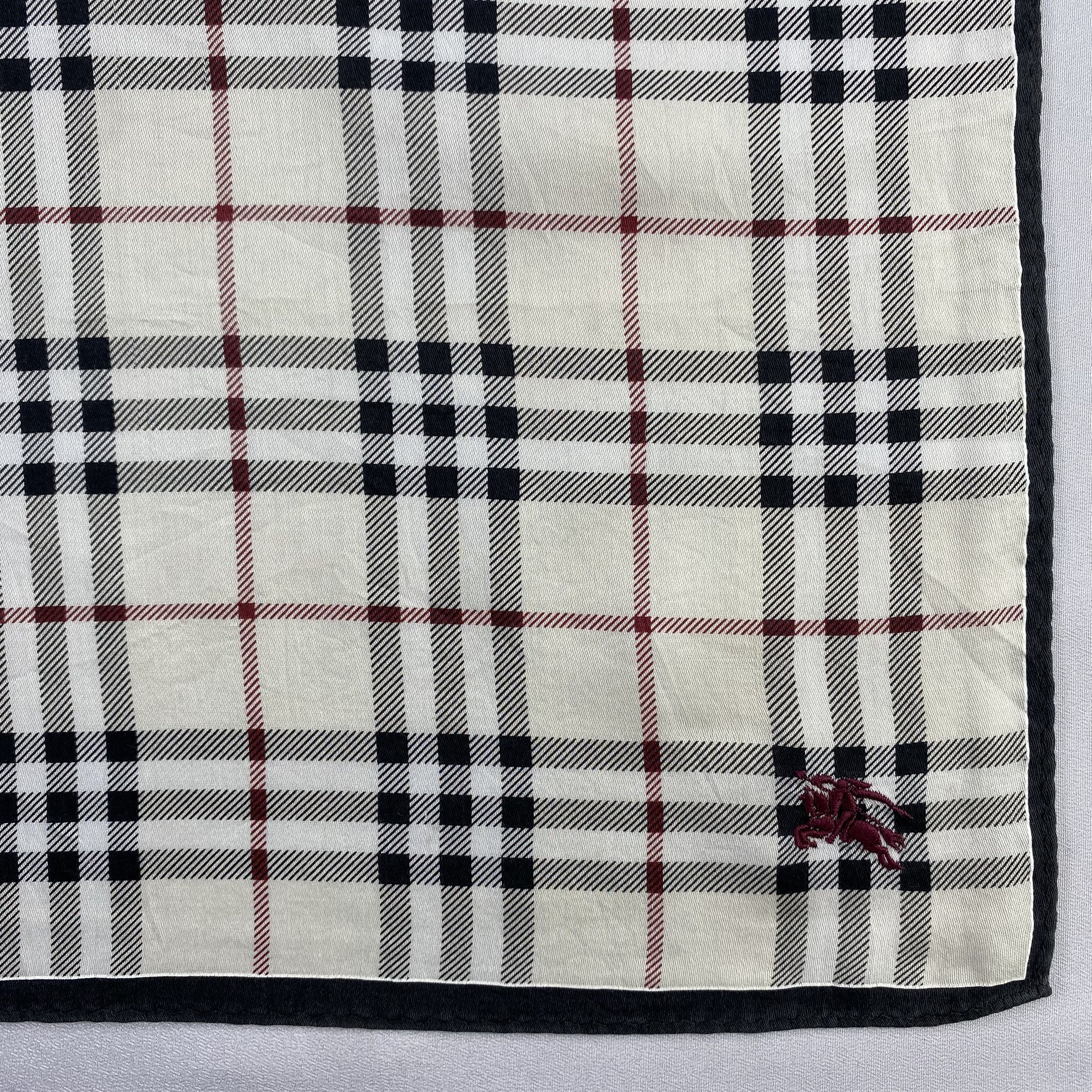 Burberry × Vintage Burberry Handkerchief / Neckerchief / Bandana-P1912 Size ONE SIZE - 3 Thumbnail