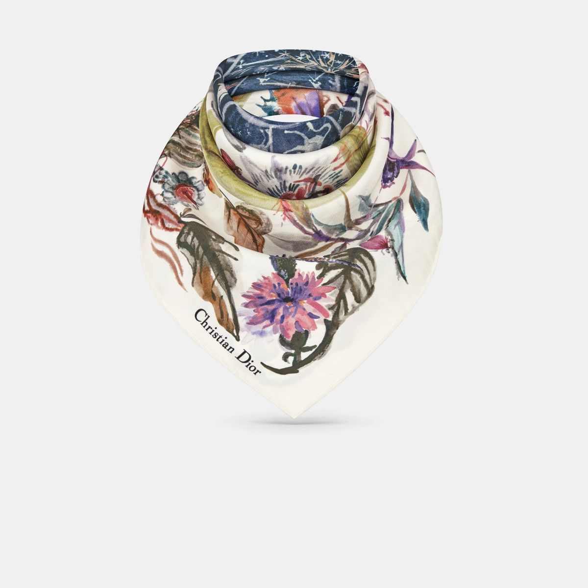 Dior o1bcso1str0226 Size:OS/Tarot 70 Square Scarf in Multicolor Size ONE SIZE - 3 Thumbnail