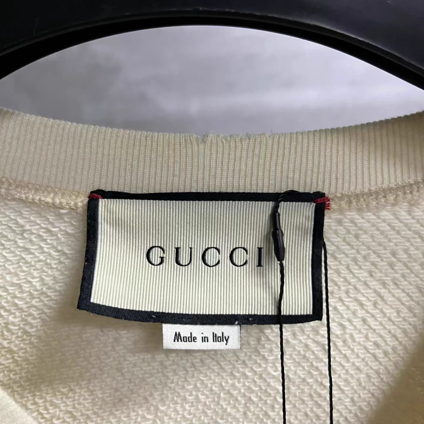 Gucci Gucci Beige Print Mint Crewneck Sweatshirt XS Size XS / US 0-2 / IT 36-38 - 3 Thumbnail