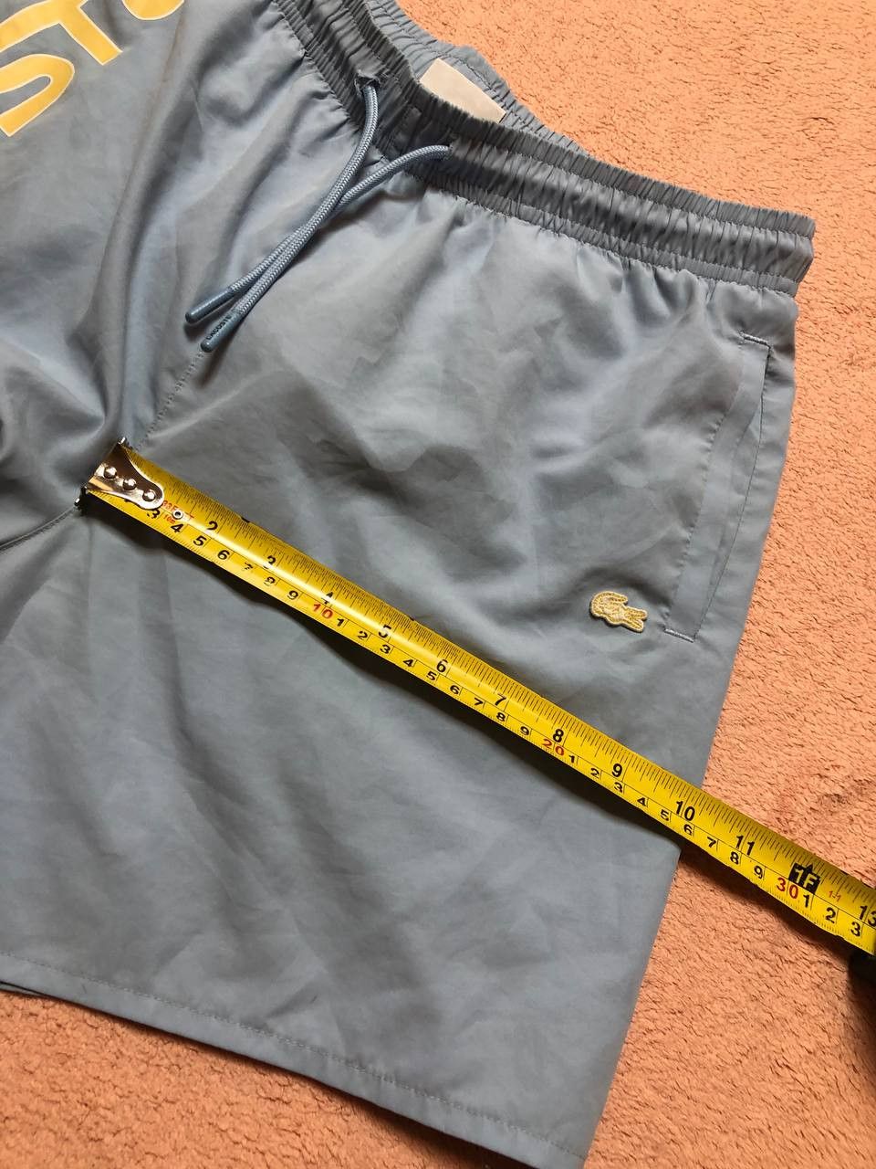 Lacoste Vintage shorts blue big logo Y2K Lacoste streetwear Size US 30 / EU 46 - 9 Thumbnail