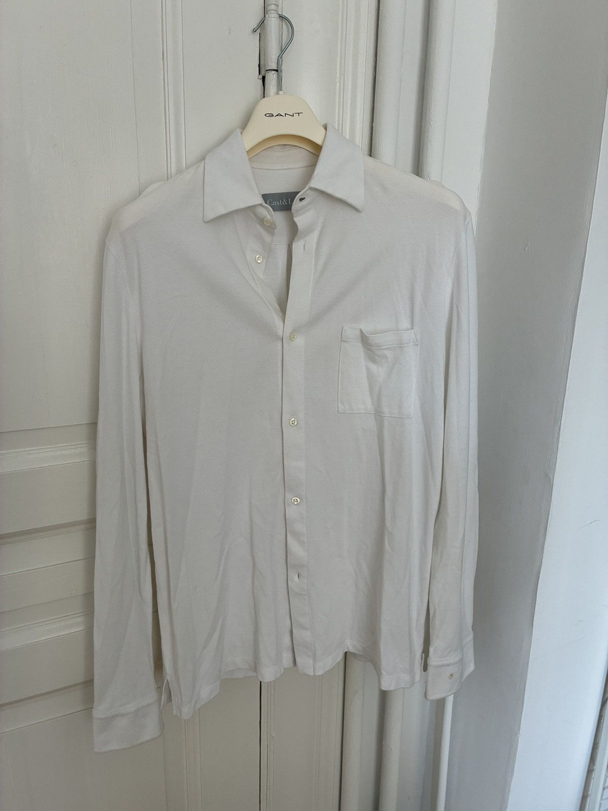Other Cast & Lane White Button-Up Shirt – Soft Cotton, Size L Size US L / EU 52-54 / 3 - 1 Thumbnail