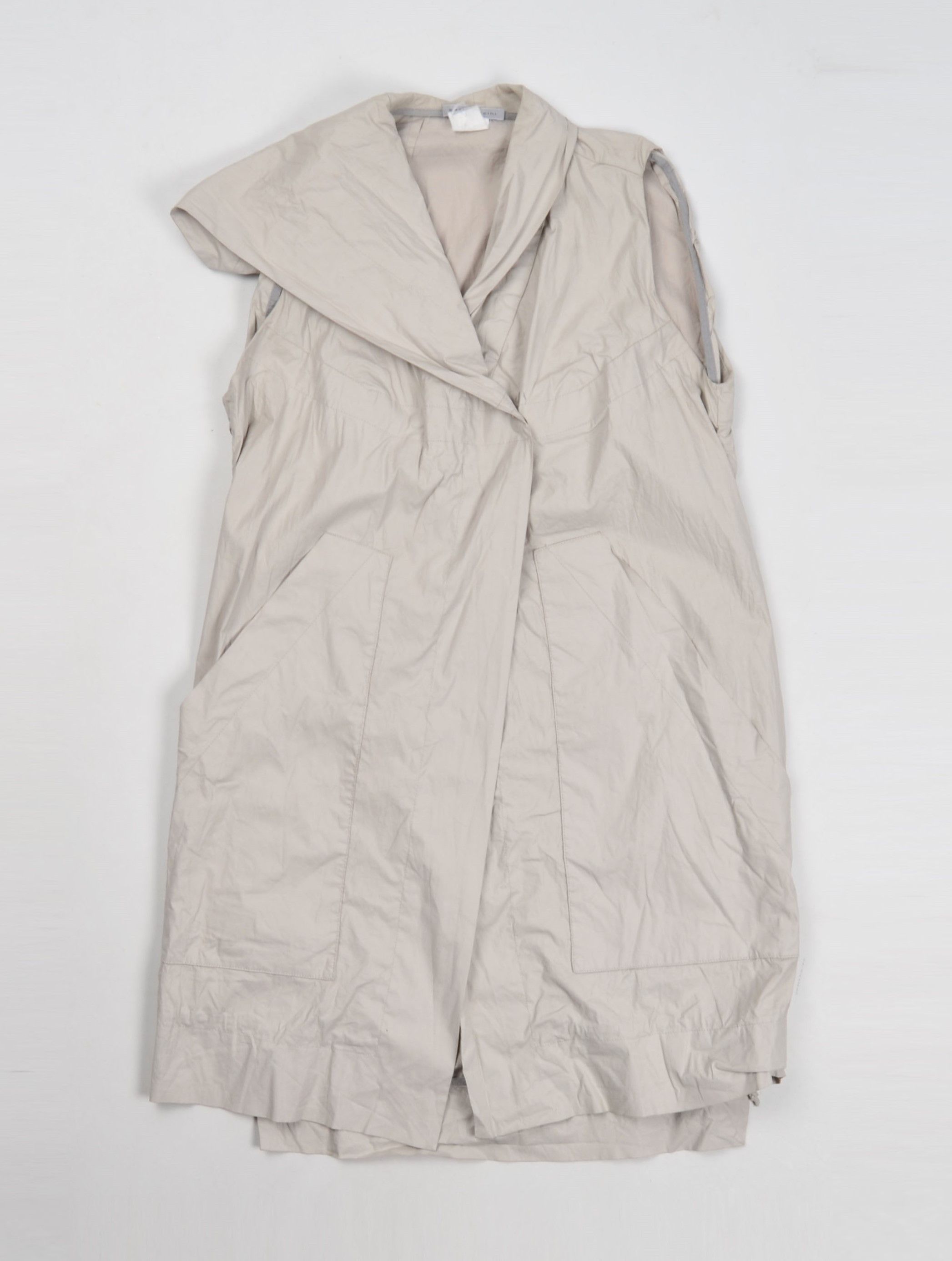 Sarah Pacini Vintage Sarah Pacini Avant Grade Gray Tunic Vest Size S / US 4 / IT 40 - 4 Thumbnail