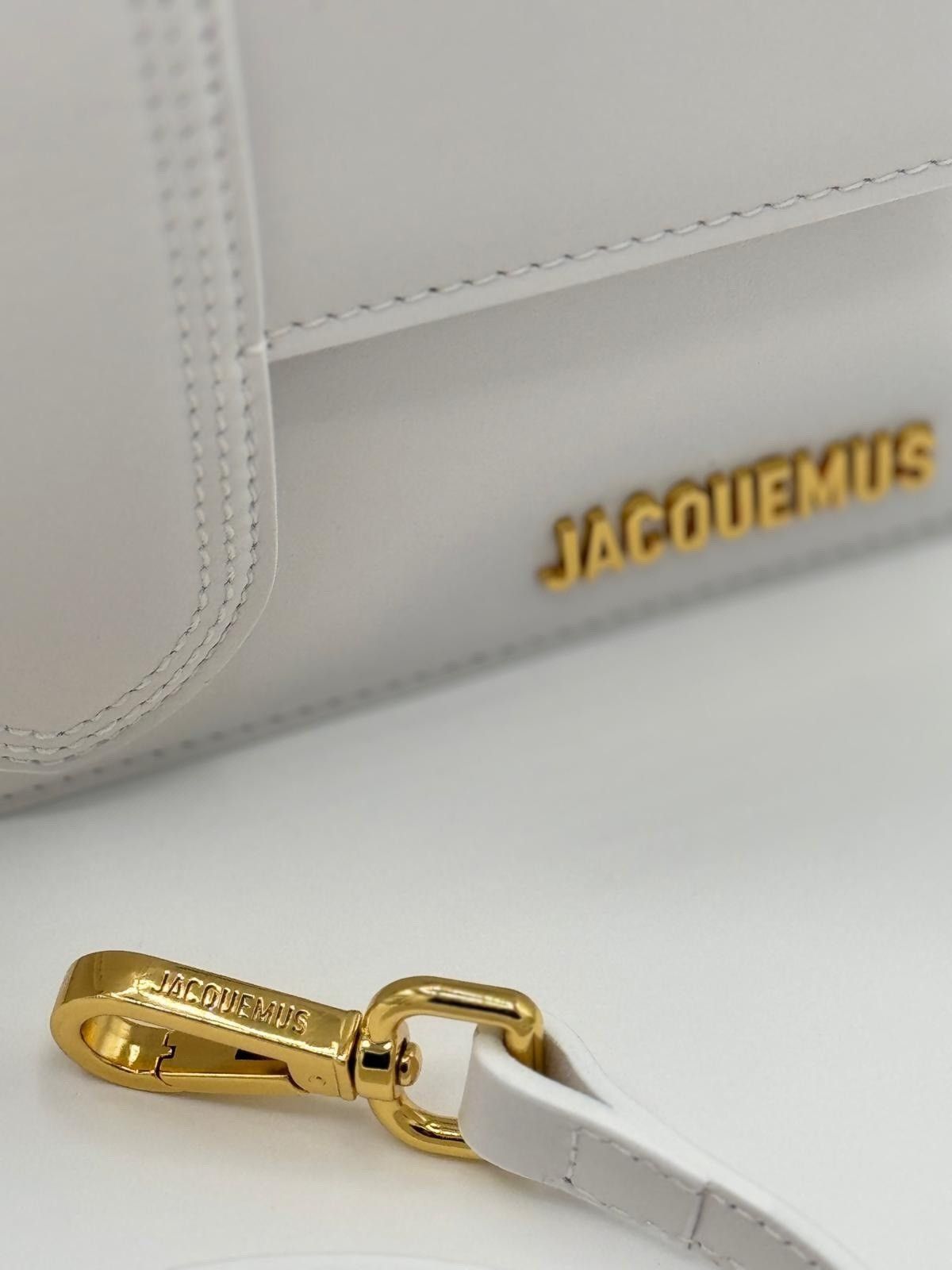 Jacquemus Jacquemus Le Grand Bambino White Gold Size ONE SIZE - 5 Thumbnail