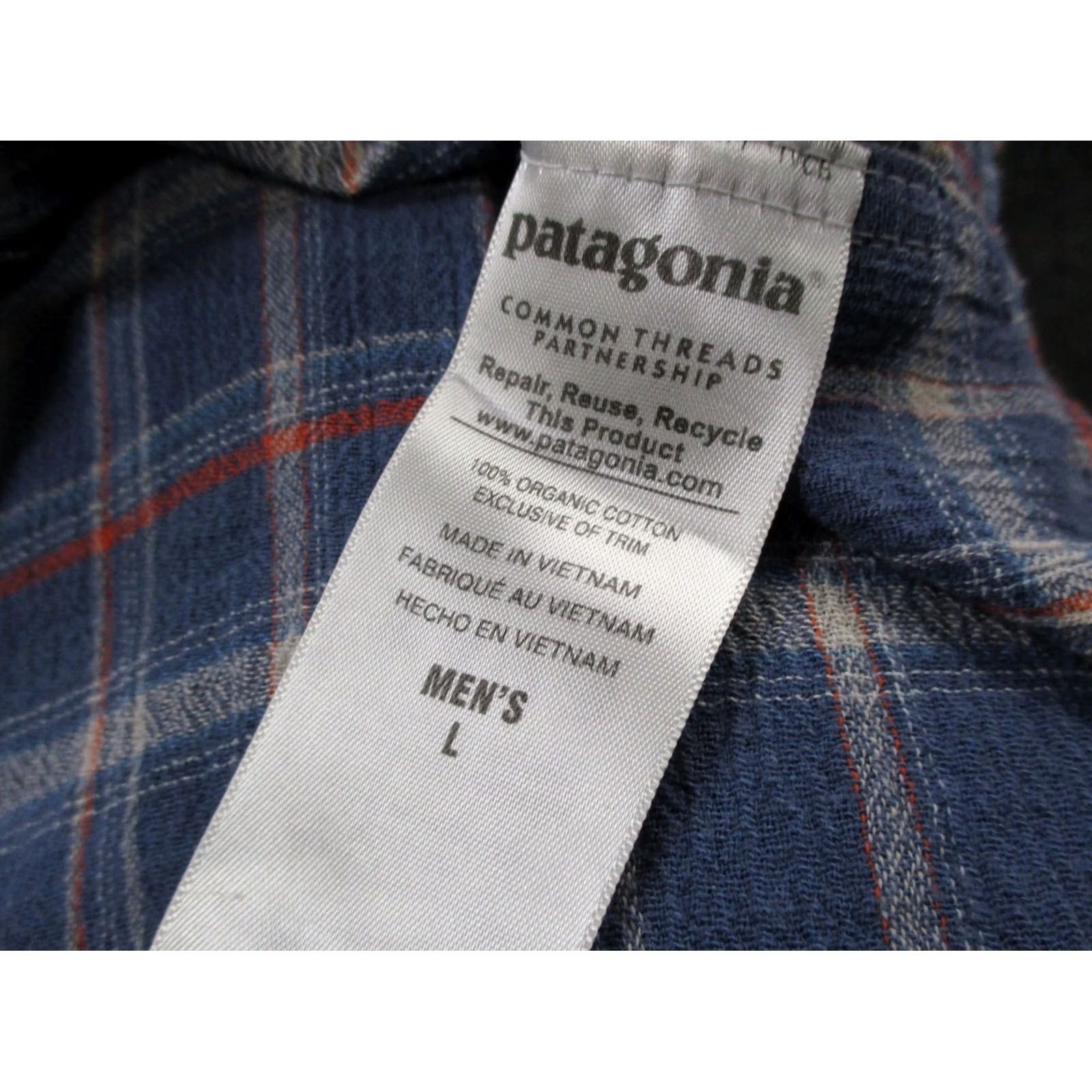 Patagonia Patagonia Shirt Mens L Plaid Seersucker Button-Up Collared Short Sleeve Casual Lightweight Cotton Size US L / EU 52-54 / 3 - 7 Thumbnail