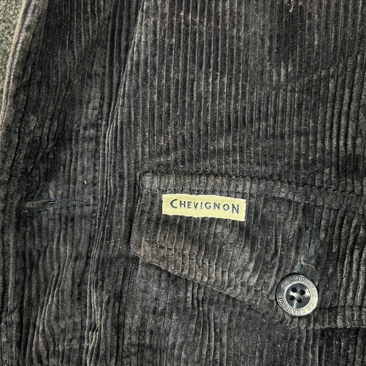 Chevignon 🔥 VINTAGE CHEVIGNON CORDUROY JACKET Size US L / EU 52-54 / 3 - 15 Thumbnail