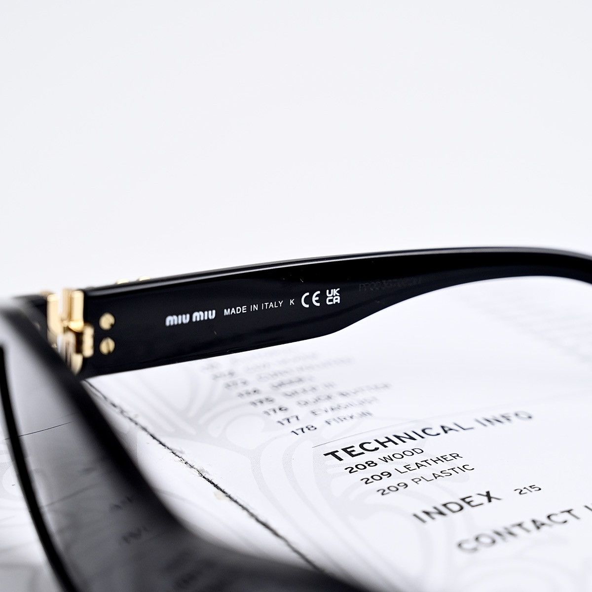 Miu Miu MIU MIU 0MU A03S SUNGLASSES Size ONE SIZE - 5 Thumbnail