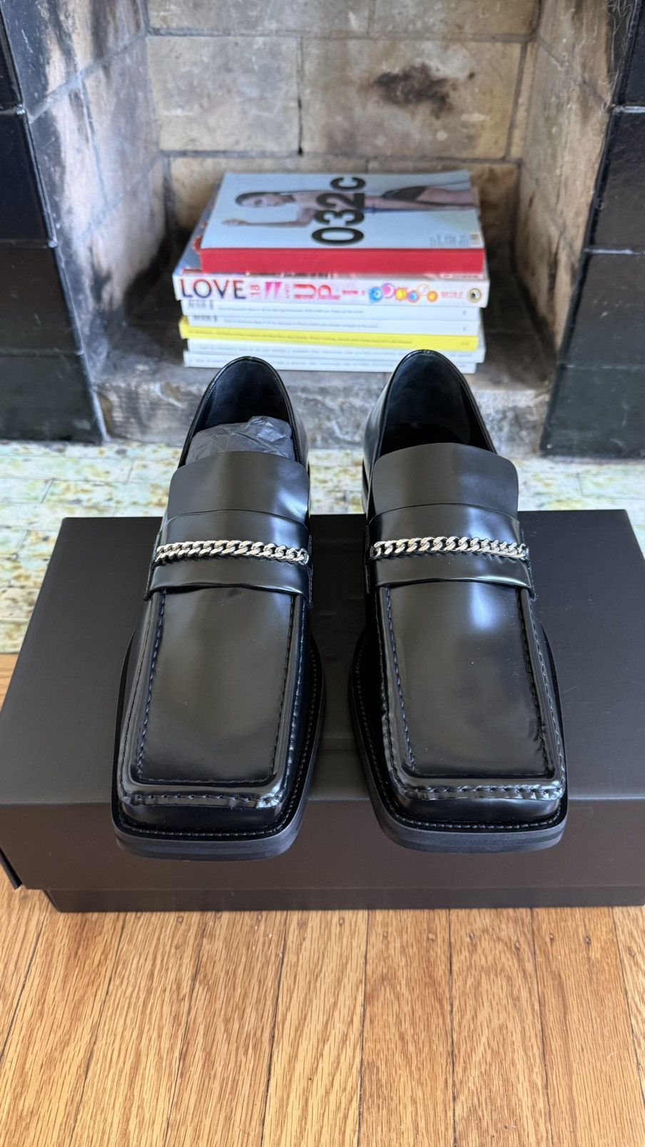 Martine Rose Square Toe Chain Loafers Size US 10 / EU 43 - 2 Thumbnail