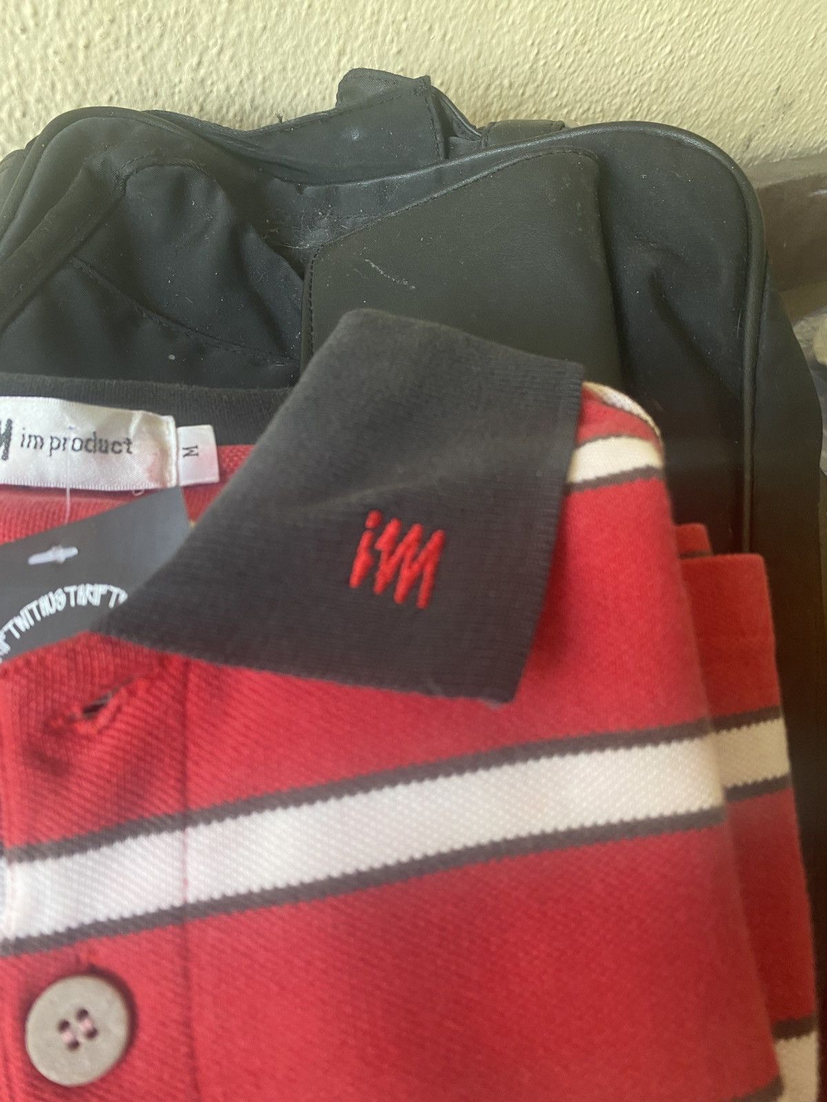 Issey Miyake Vintage 90s Issey Miyake Stripe Polo Size US M / EU 48-50 / 2 - 3 Thumbnail