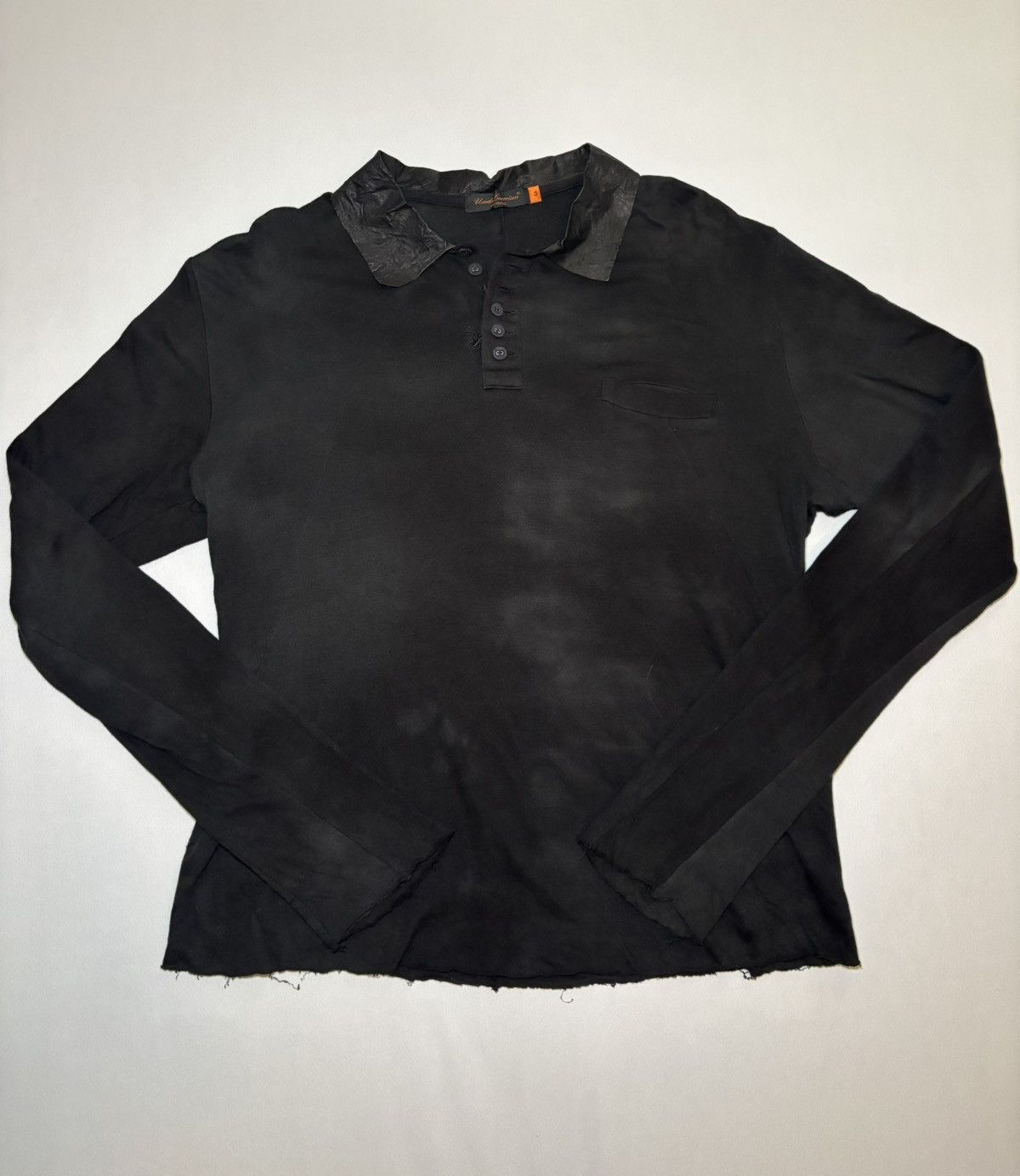 Undercover Undercover AW06 “Guruguru” Cowhide Collar Bug Polo Size US L / EU 52-54 / 3 - 1 Thumbnail