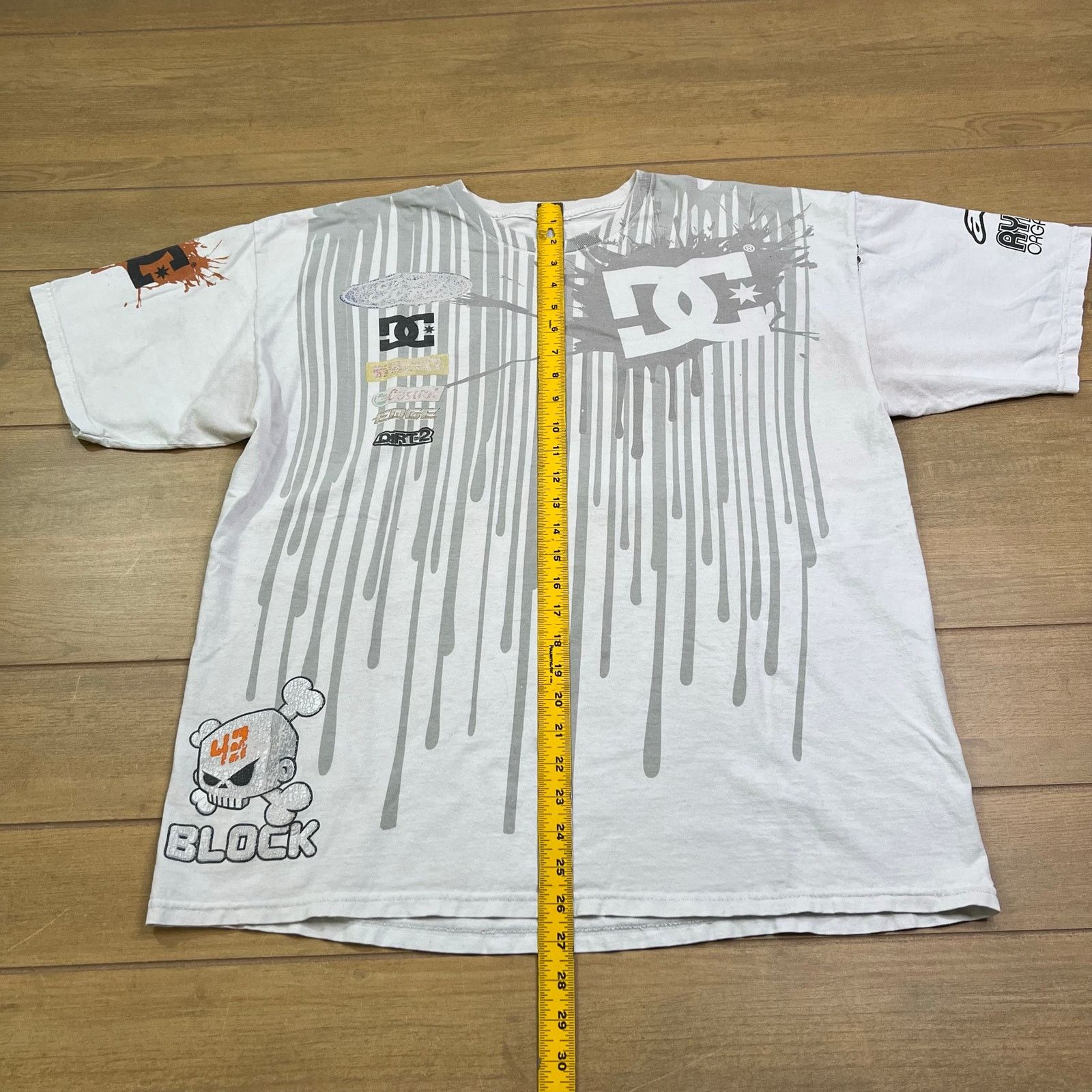 Vintage DC Shoes Ken Block 43 Graphic T-Shirt White Drip Ford Men XL Size US XL / EU 56 / 4 - 6 Thumbnail