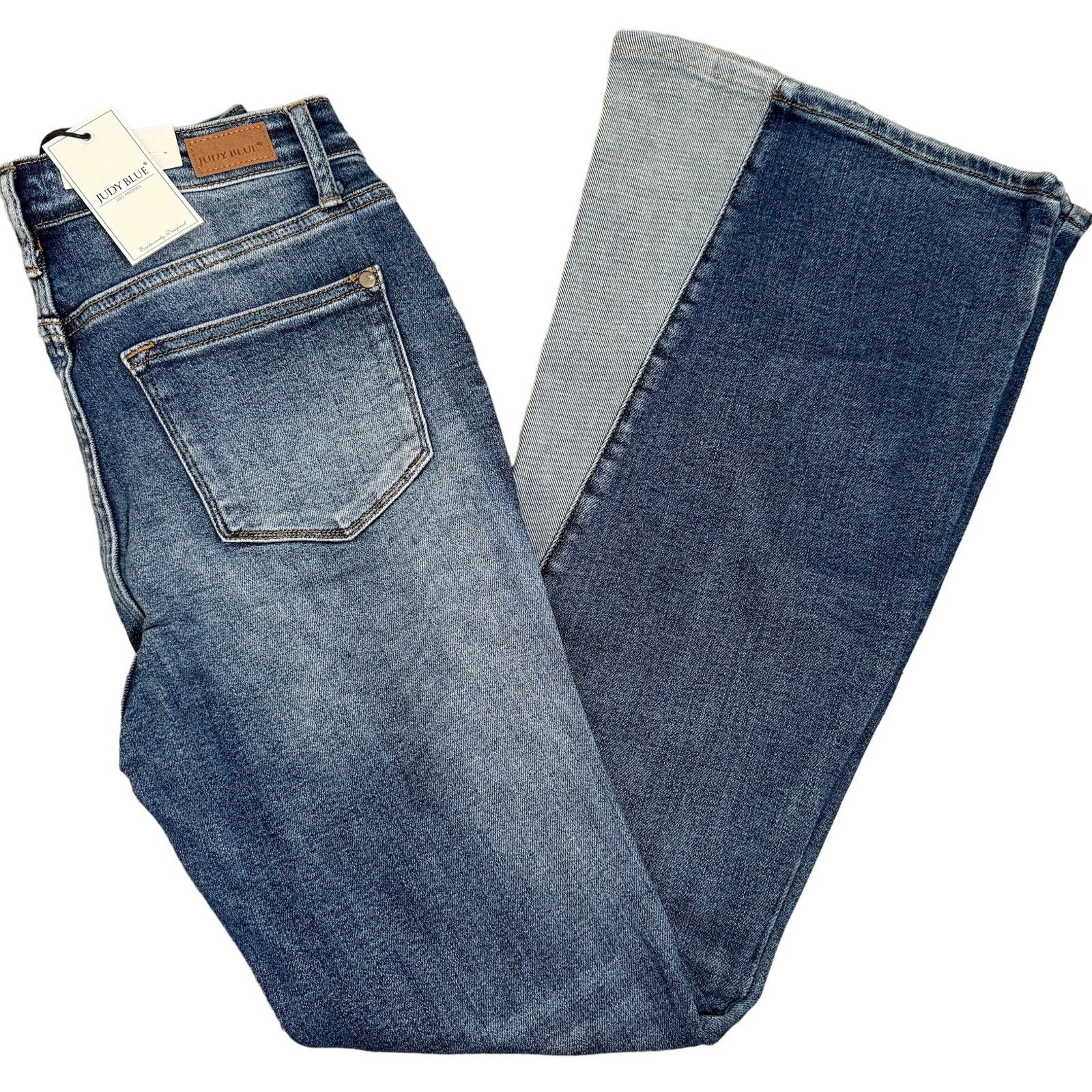 Judy Blue Judy Blue Mid Rise Flare Fit Leg Jeans Inseam Panel 13 31 Size 31" - 3 Thumbnail