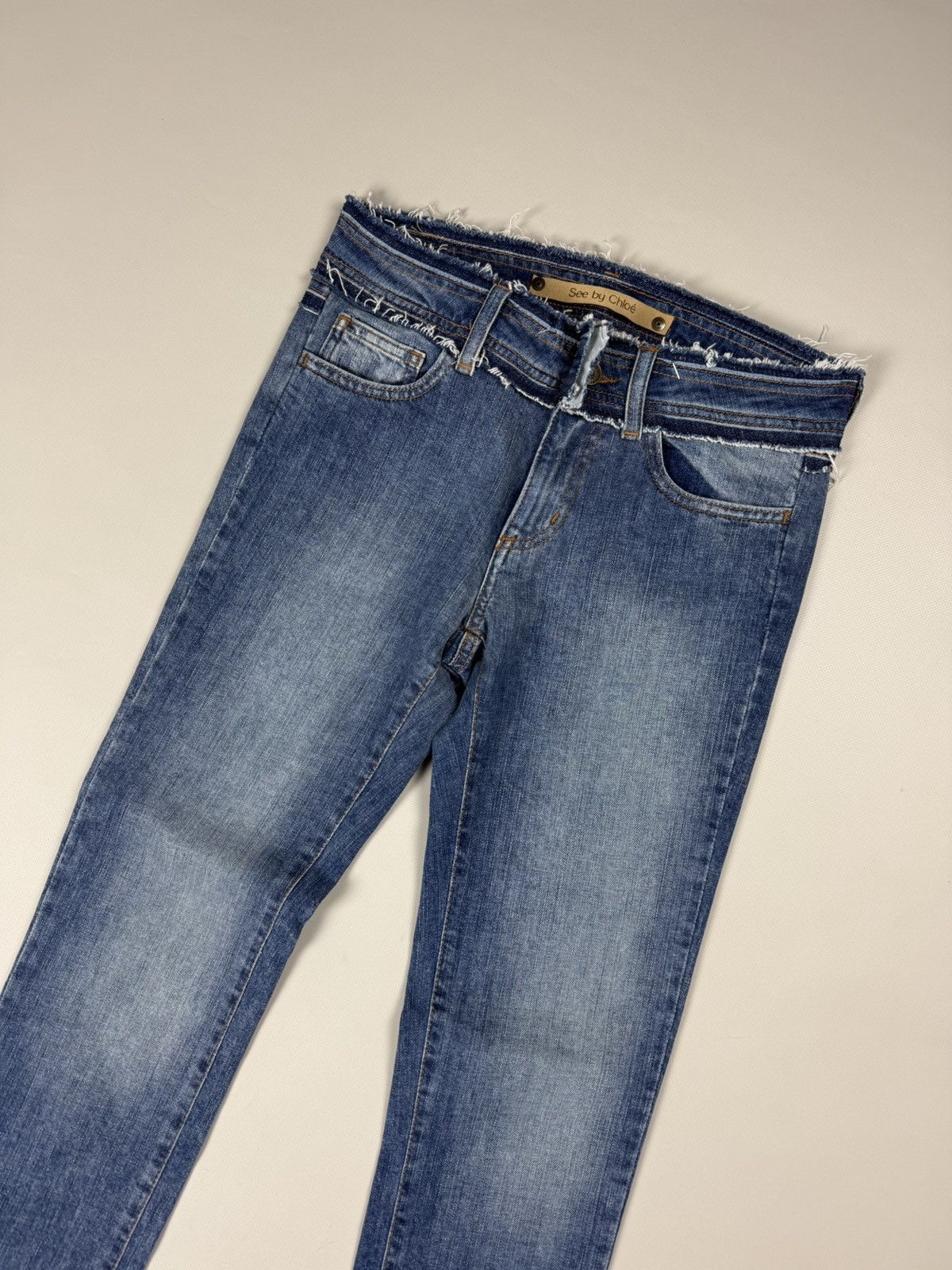 Chloe × See by Chloe See By Chloe Ladies Designer Denim Jeans Size 26 Size 26" / US 2 / IT 38 - 2 Thumbnail