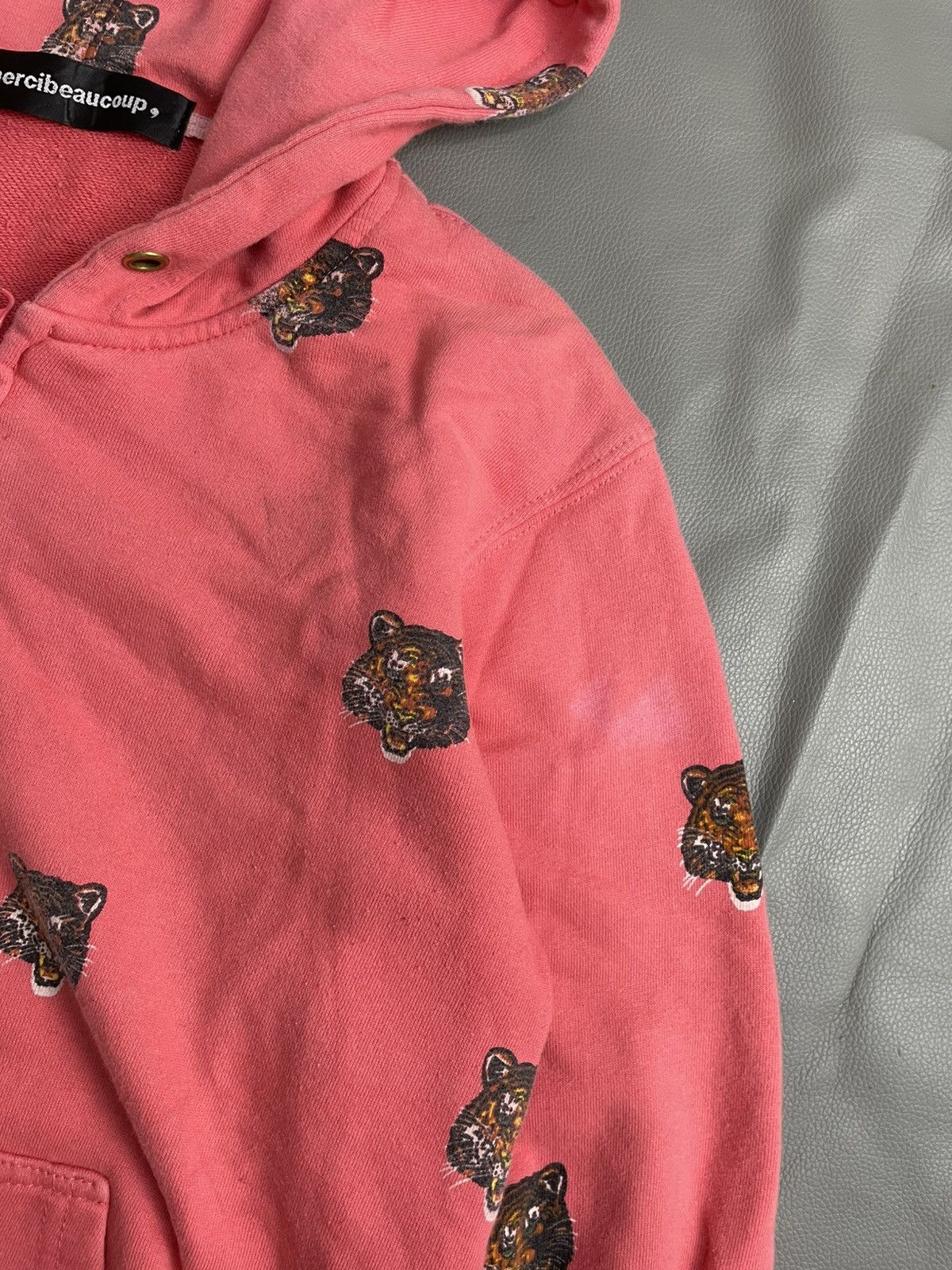mercibeaucoup Mercibeaucoup Big Tiger Printed Hoodie by issey miyake Size US S / EU 44-46 / 1 - 3 Thumbnail