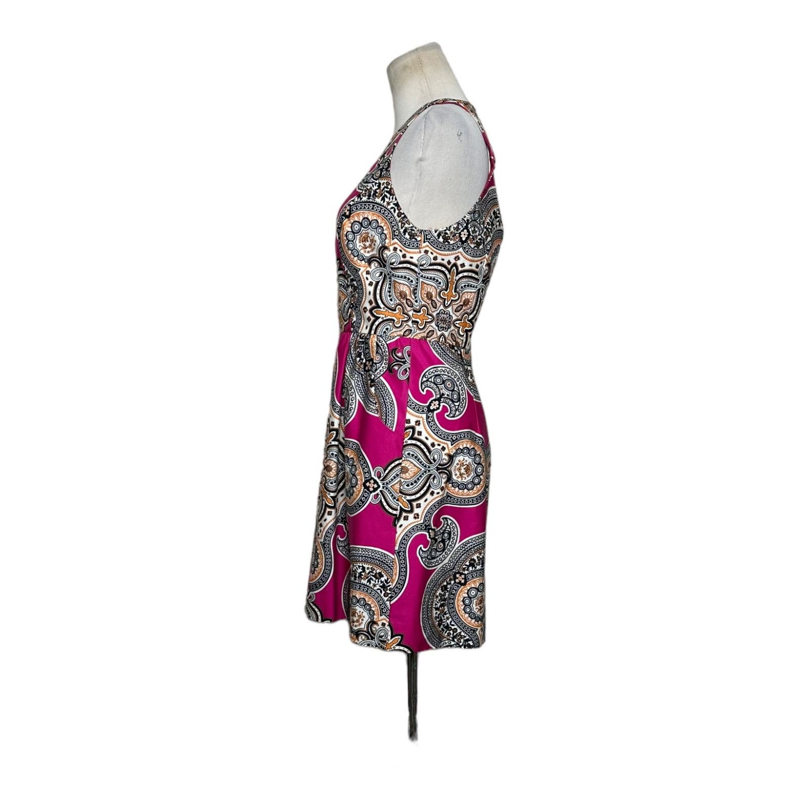 Anthropologie Moulinette Soeurs Paisley Print Sheath Cocktail Dress Size 2 Size XS / US 0-2 / IT 36-38 - 2 Thumbnail