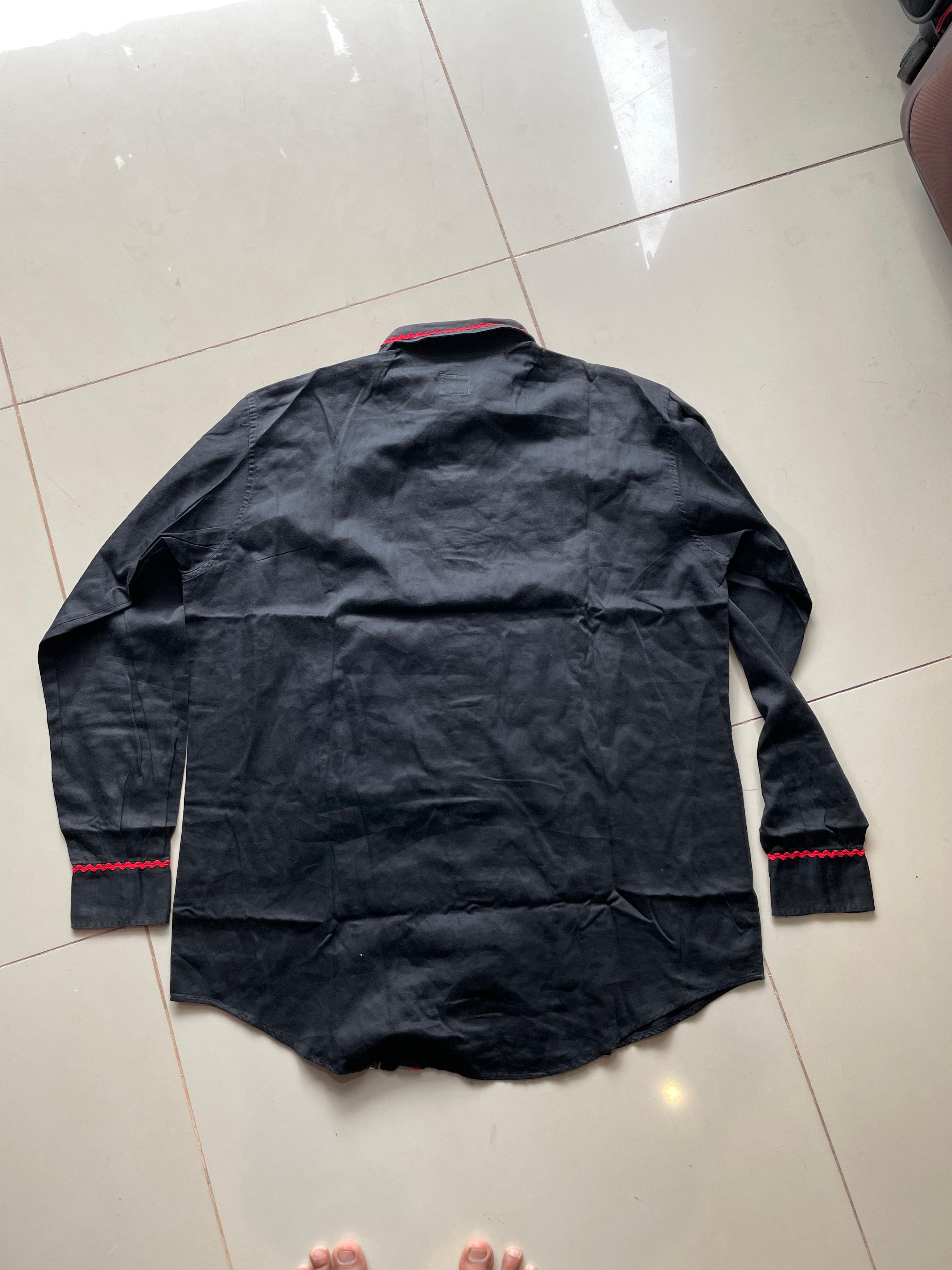 Moschino Vintage moschino unique shirt Size US L / EU 52-54 / 3 - 7 Thumbnail