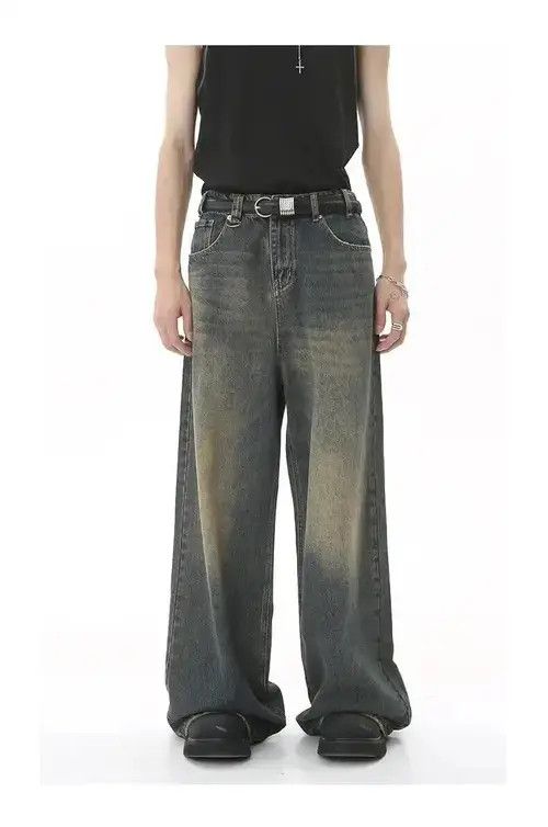Japanese Brand Men Vintage Distressed Jean Size US 33 - 5 Thumbnail