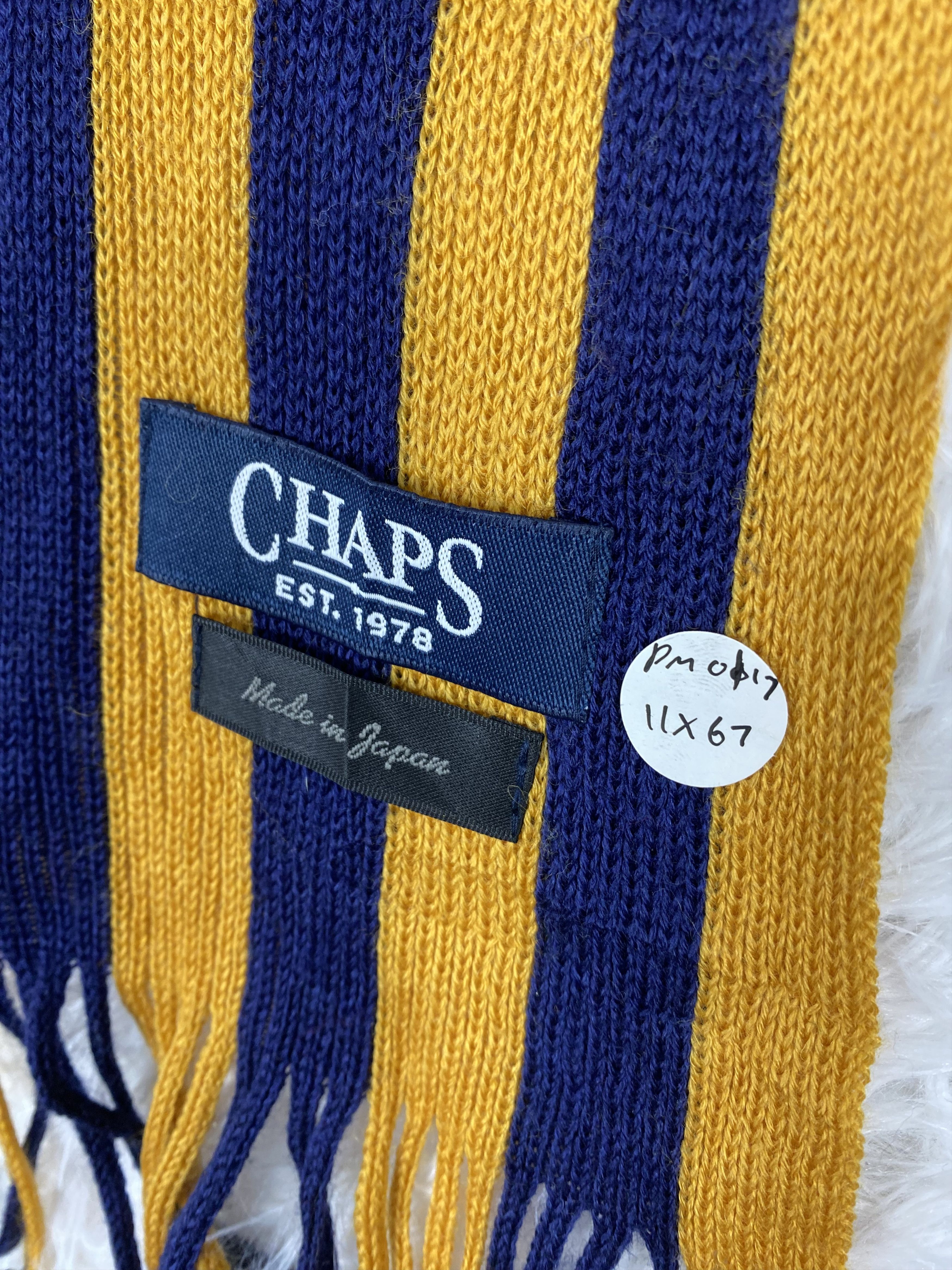 Chaps Vintage Chaps Ralph Lauren Scarf / Muffler Neckwear PM0117 Size ONE SIZE - 2 Thumbnail
