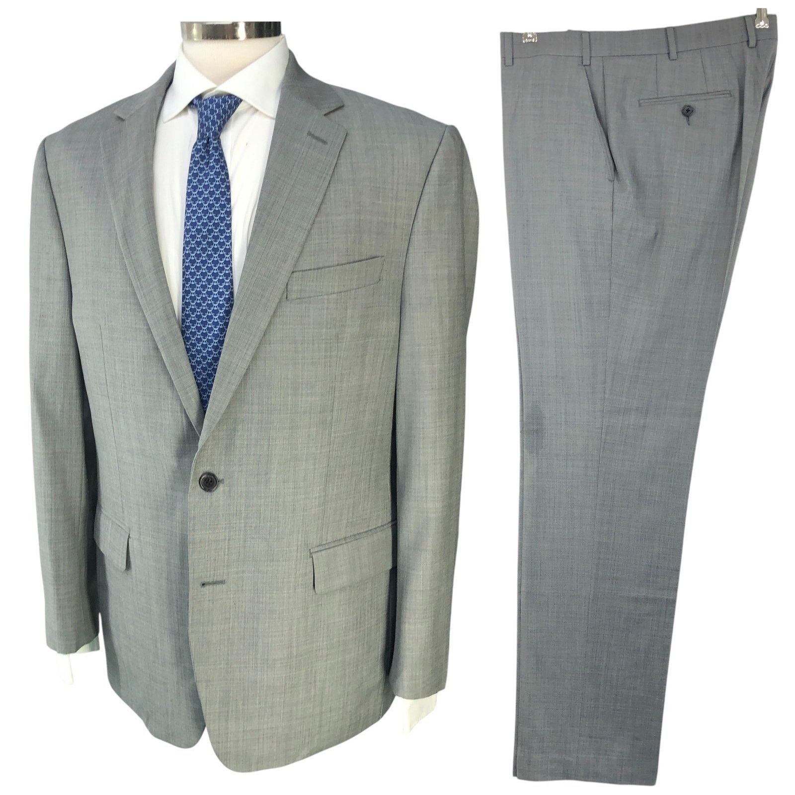 Lauren Ralph Lauren Ralph Lauren LRL 42L Suit Drop 4 Gray 2 RECENT *TINY FLAW Size 42L - 1 Thumbnail