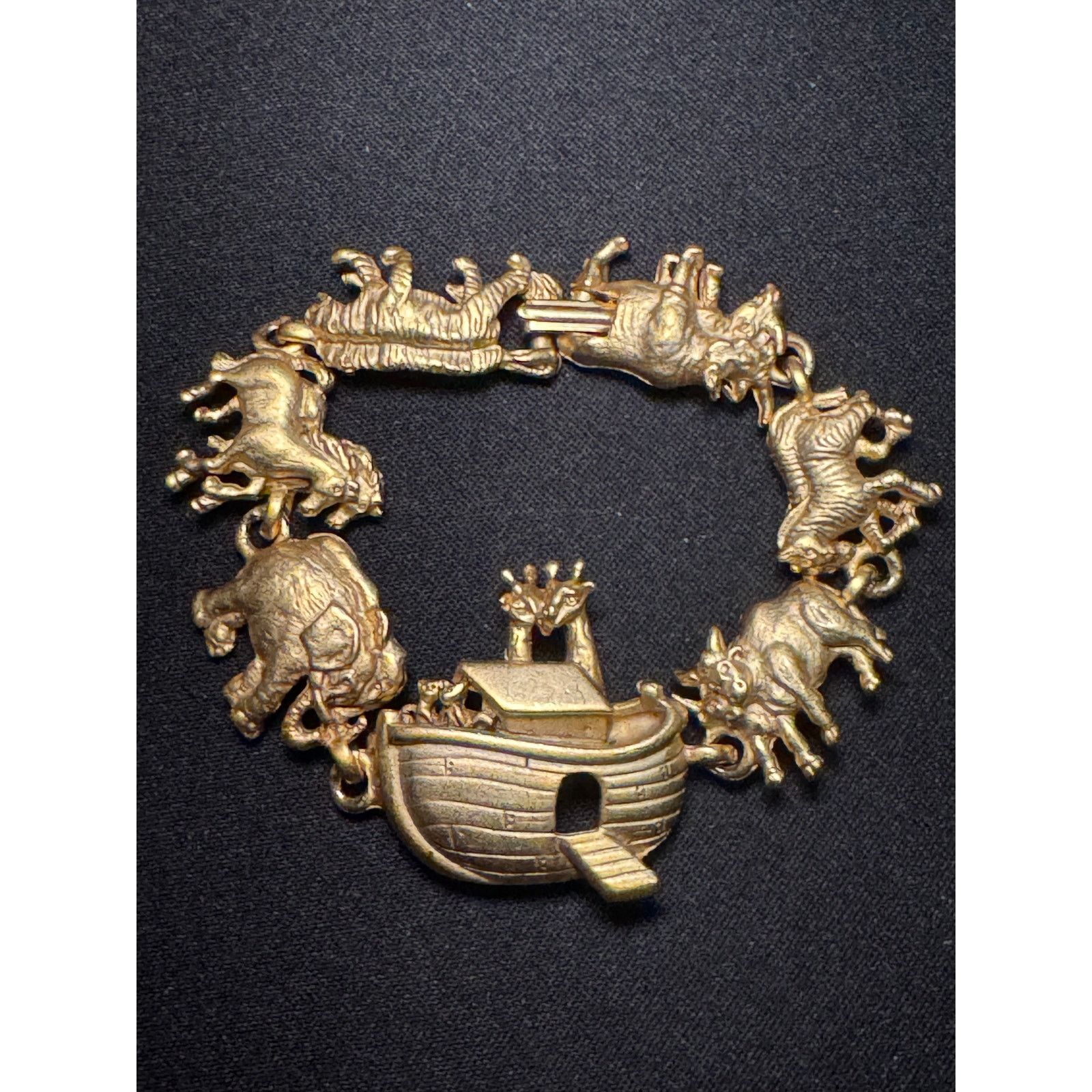 Other Noah's Ark Gold Tone Bracelet Size 6.5 Size ONE SIZE - 2 Thumbnail