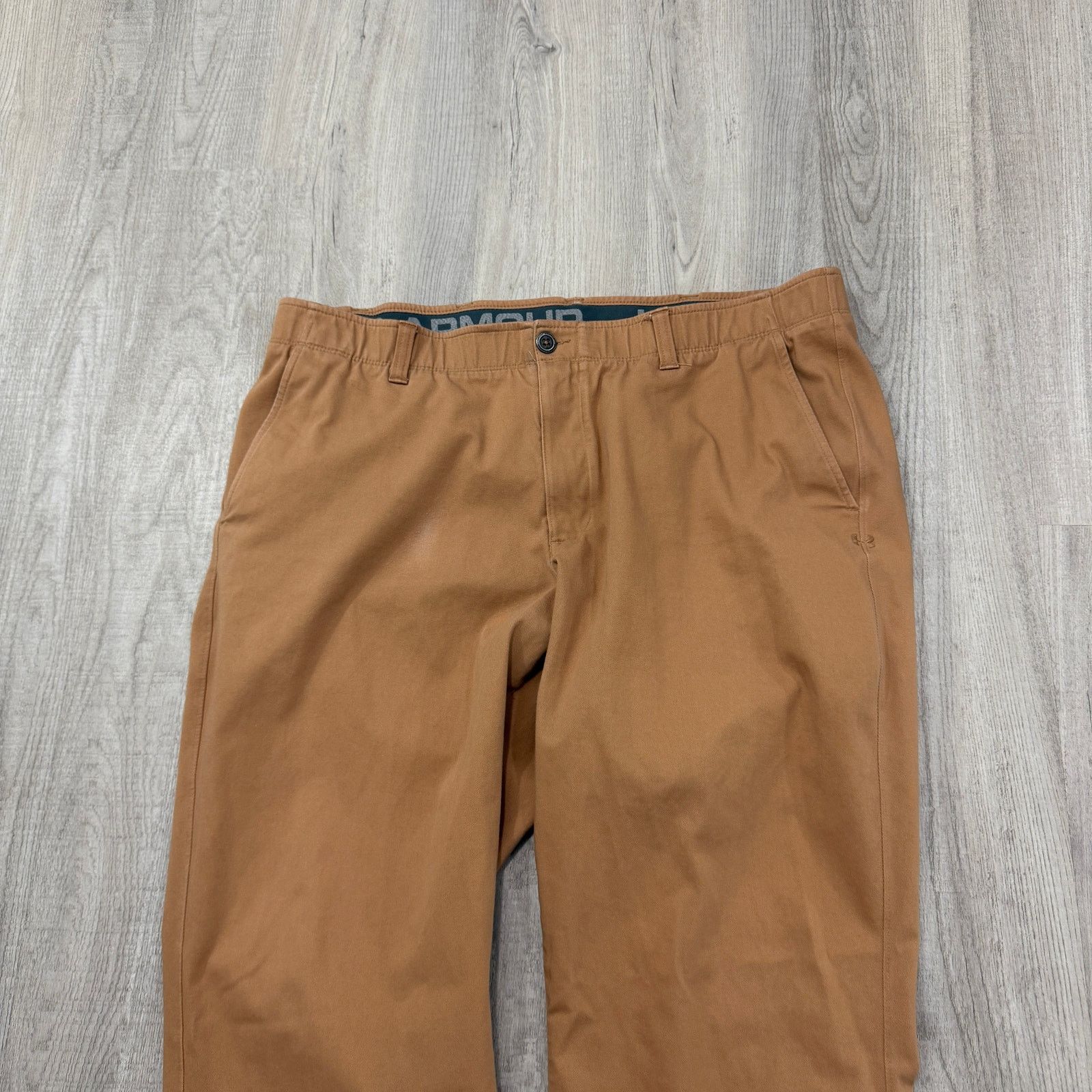 Under Armour Under Armour Match Play Golf Pants Men's 40x32 Tan Golfing Size US 40 / EU 56 - 2 Thumbnail