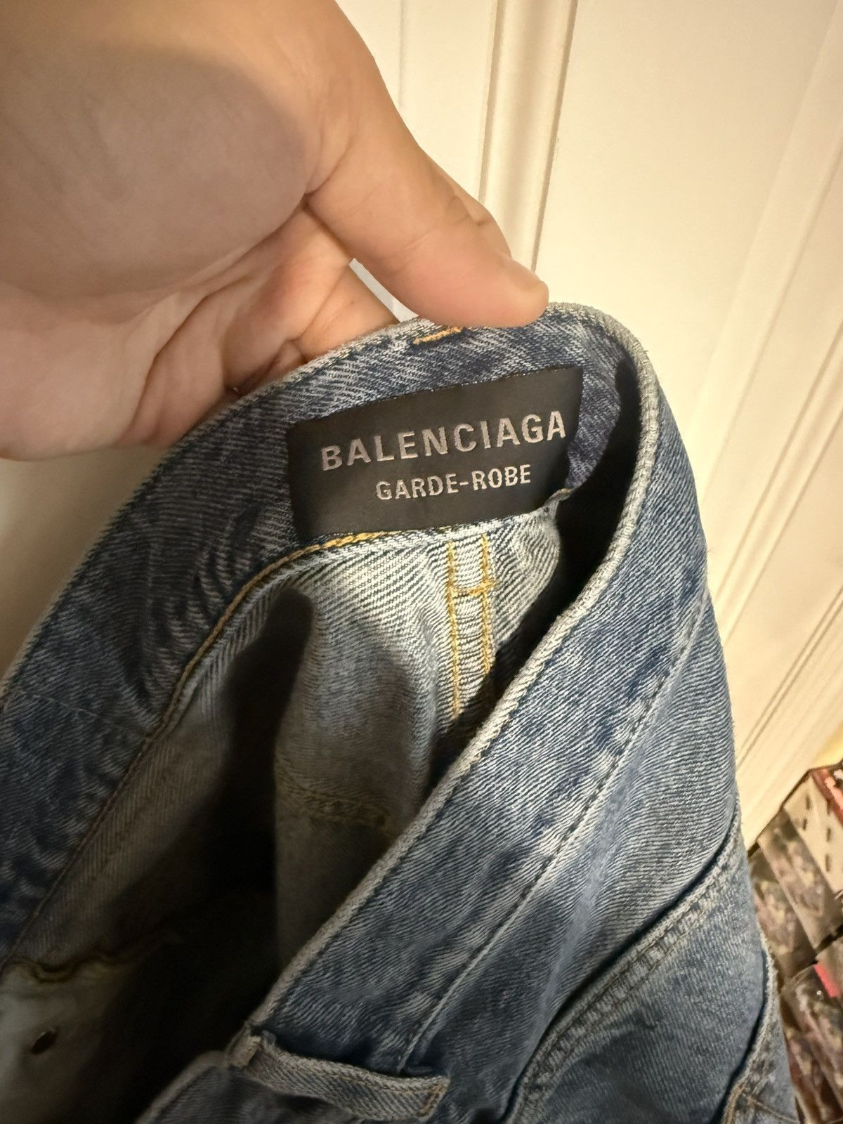Balenciaga Balenciaga Blue Garden Robe Denim Size US 34 / EU 50 - 4 Thumbnail