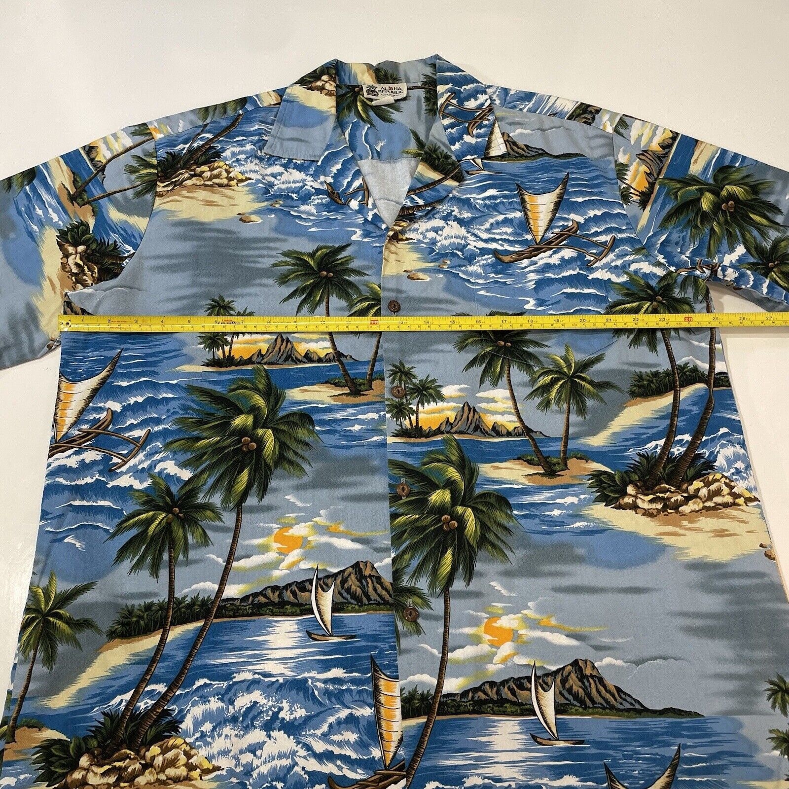 ALOHAS Aloha Republic Hawaiian Button Down Shirt Men's Size XL Size US XL / EU 56 / 4 - 5 Thumbnail