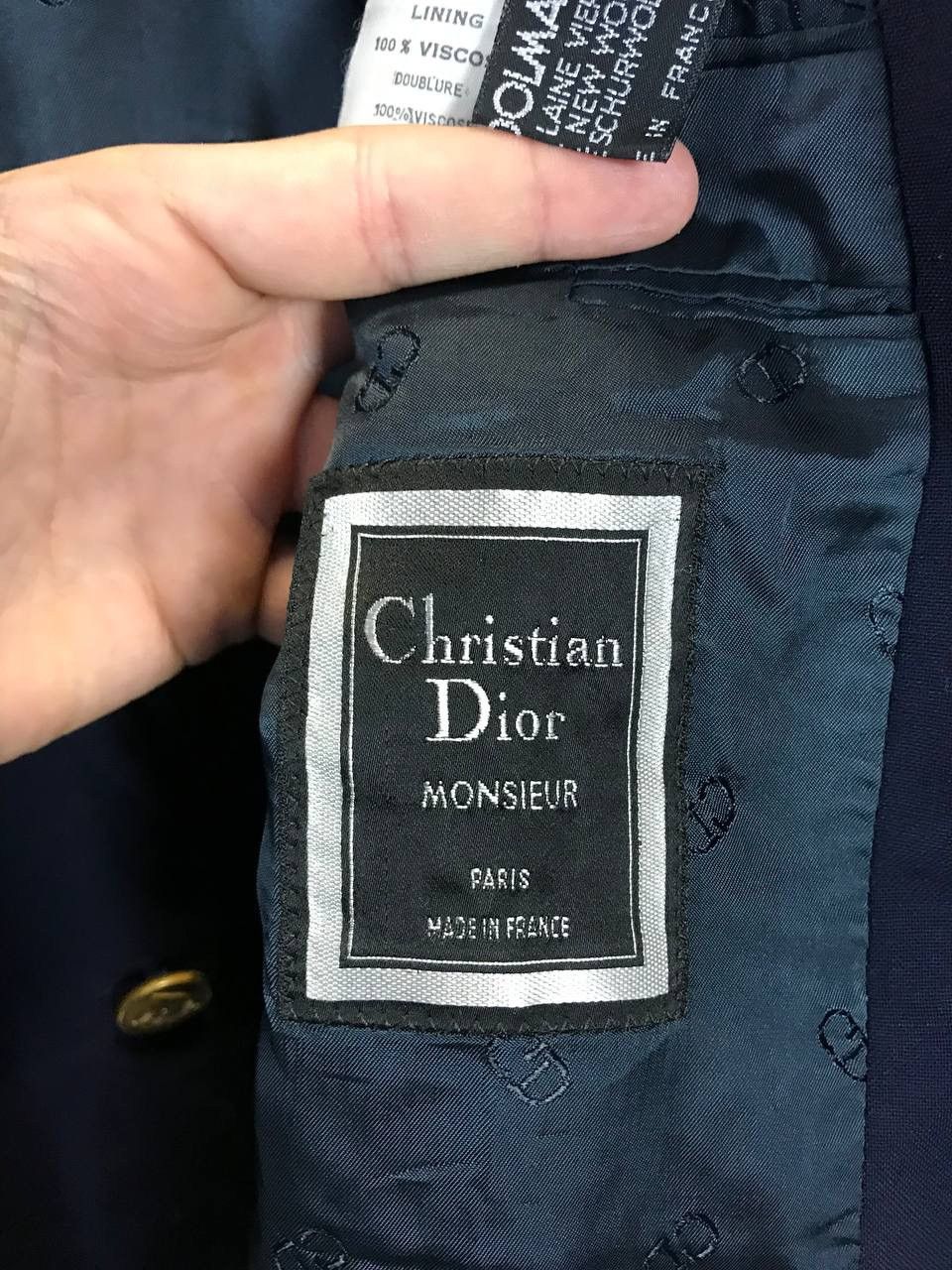 Christian Dior Monsieur Christian Dior Monsieur vintage luxury blazer Size 54L - 8 Thumbnail