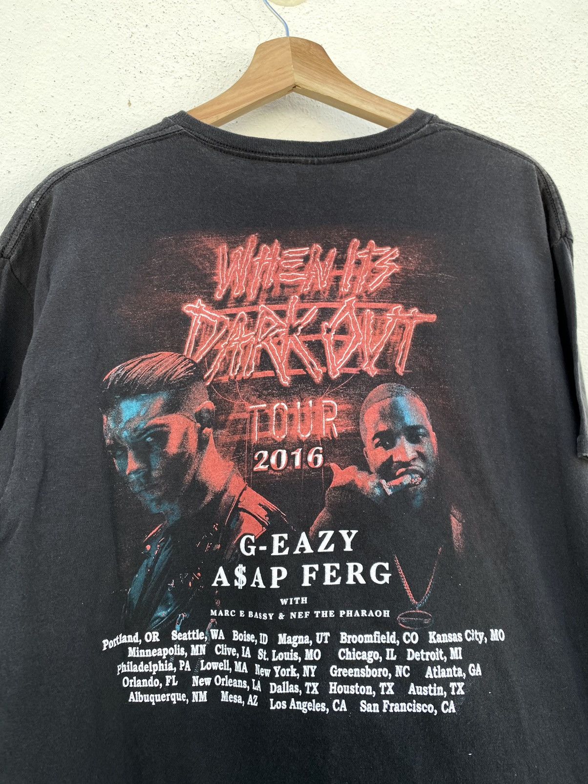 Band Tees × G-Eazy × Rap Tees G Eazy Asap Ferg 2016 Tour Size US L / EU 52-54 / 3 - 4 Thumbnail