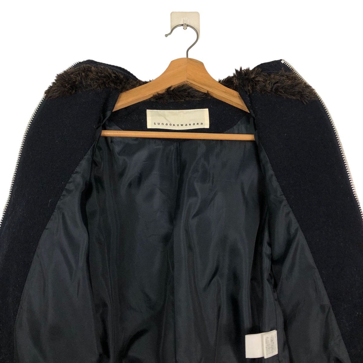 Issey Miyake 🔥Cropped Wool Biker Jacket Sunaokuwahara Issey Miyake Size US M / EU 48-50 / 2 - 14 Thumbnail