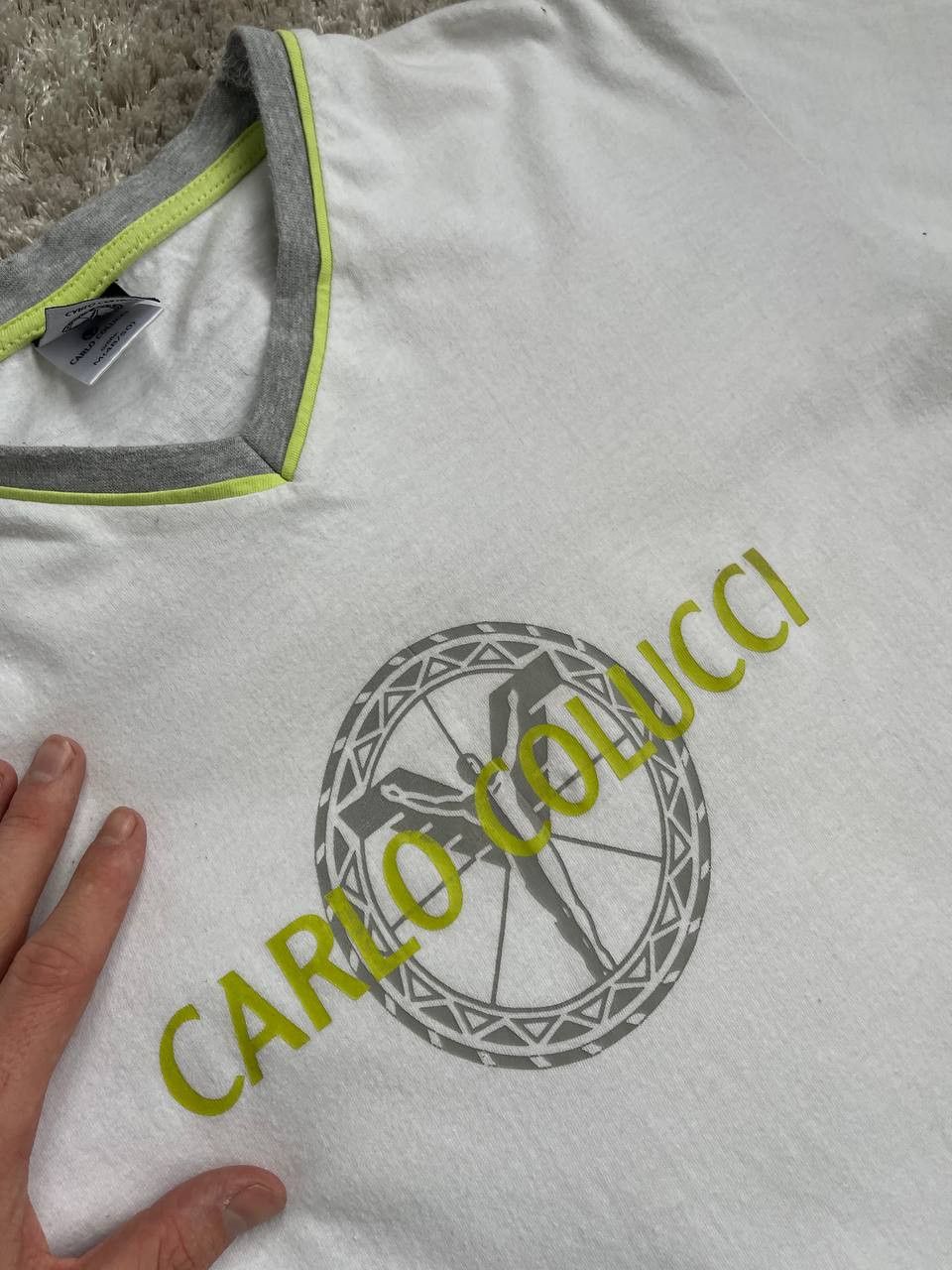 Carlo Colucci × Vintage Carlo Colucci Donnay big logo T-shirt white Size US M / EU 48-50 / 2 - 7 Thumbnail