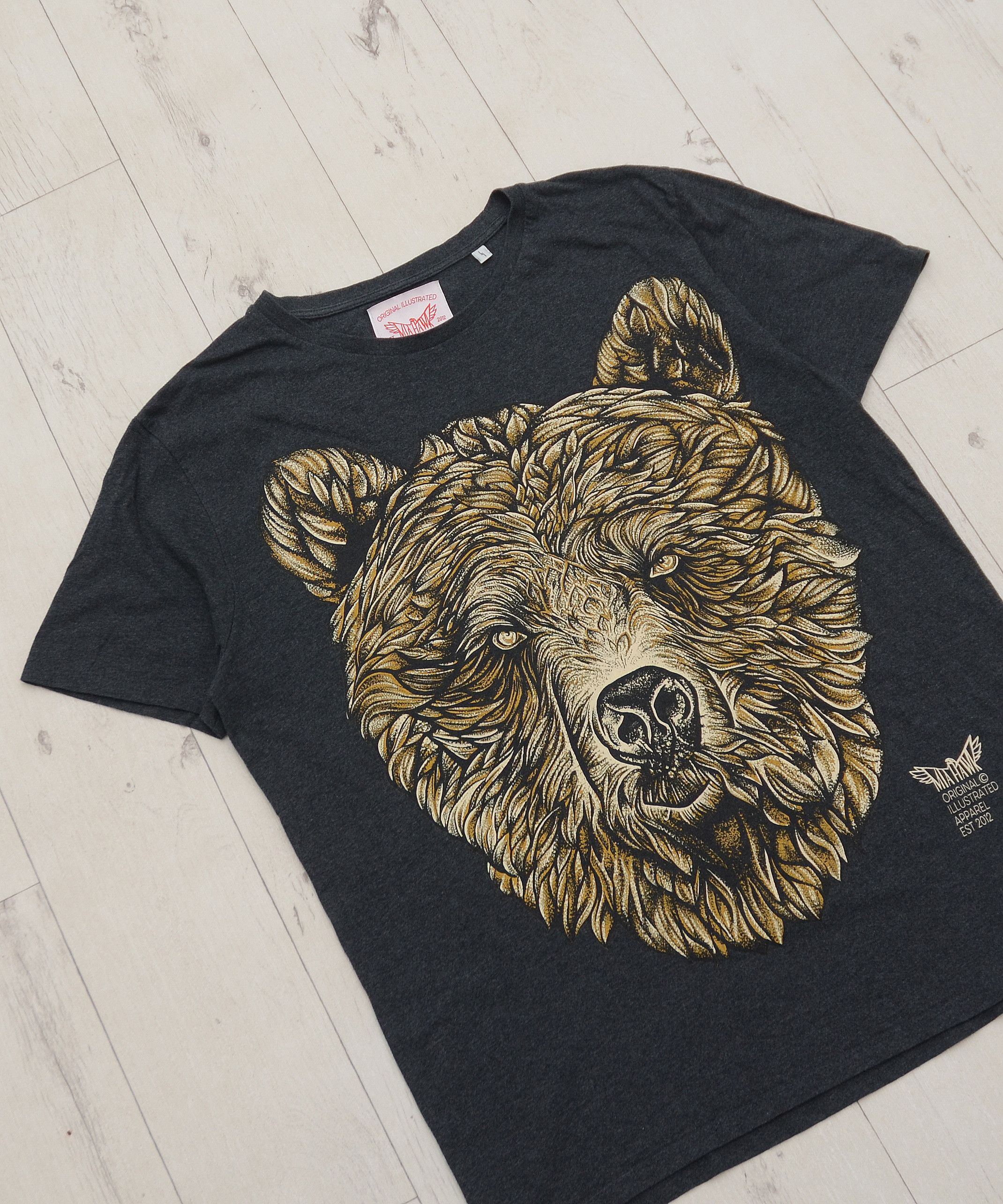 The Mountain × Vintage Mia Hawk Merch T-shirt Animal Tee Wolf Tie Dye Save Nature Size US L / EU 52-54 / 3 - 2 Thumbnail