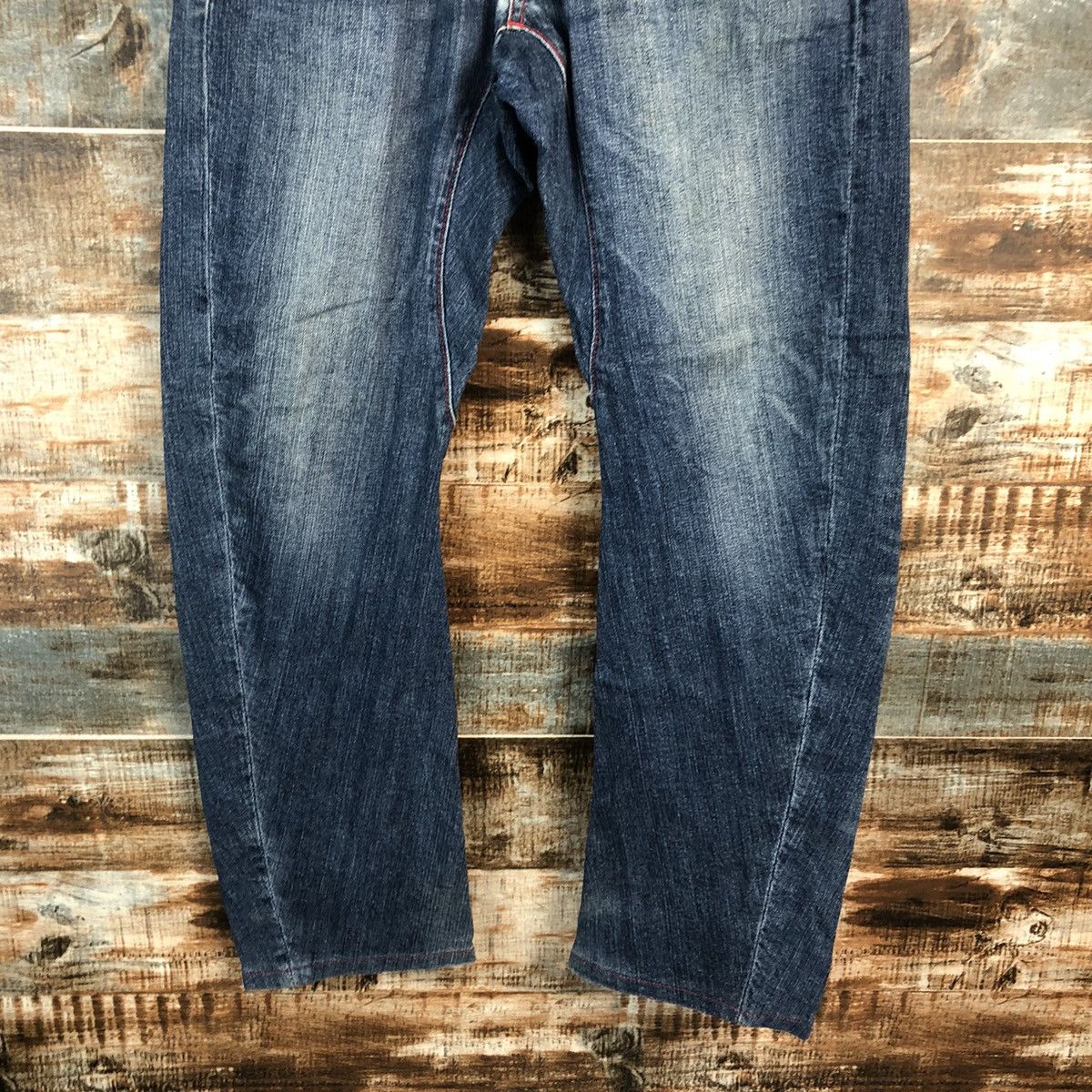 Element × Vintage DLL Element Blue selvedge Denim Pants #C122 Size US 30 / EU 46 - 6 Thumbnail