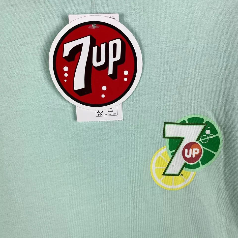Other 7UP T-Shirt Men's Medium Short Sleeve NWT Adults Cotton M Size US M / EU 48-50 / 2 - 2 Thumbnail