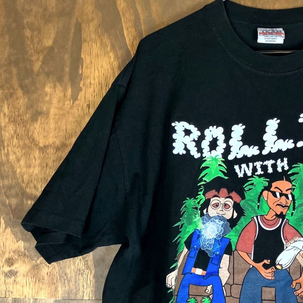 Vintage Pro Team Mens TShirt Black Rollin With My Homies Heavy Weight Short Sleeve 2XL Size US XXL / EU 58 / 5 - 4 Thumbnail