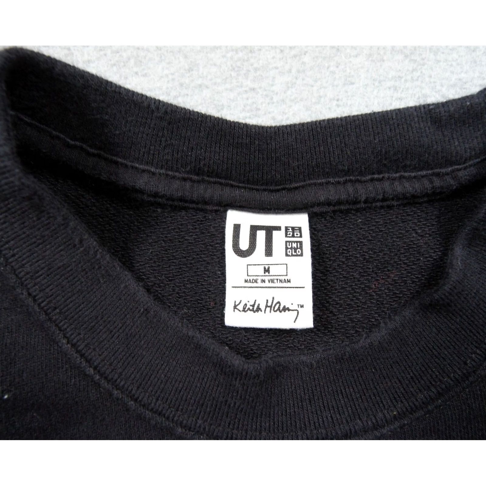 Uniqlo Uniqlo Sweatshirt Mens M Black Keith Haring Graphic Art Crewneck Sweater Size US M / EU 48-50 / 2 - 6 Thumbnail